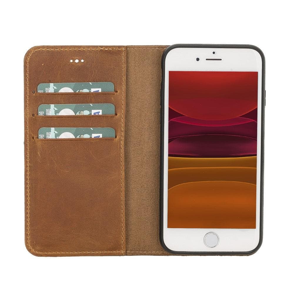 B2B - Apple iPhone 7/8/SE2 Detachable Leather Case / MW Bomonti