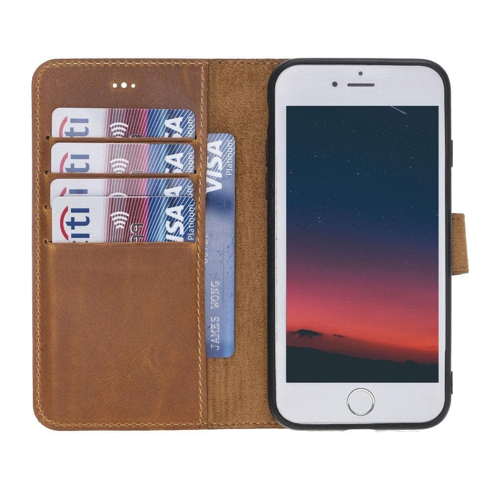 B2B - Apple iPhone 7/8/SE2 Detachable Leather Case / MW Bomonti