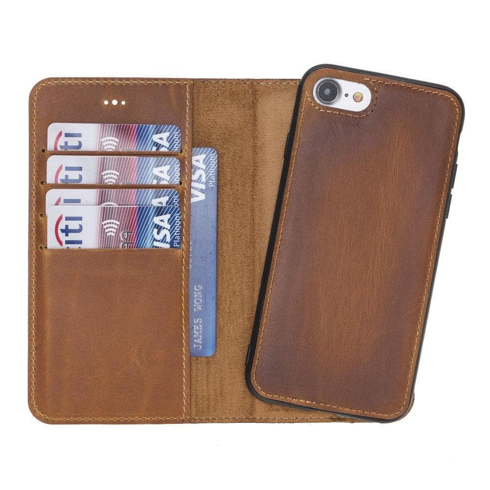 B2B - Apple iPhone 7/8/SE2 Detachable Leather Case / MW Bomonti