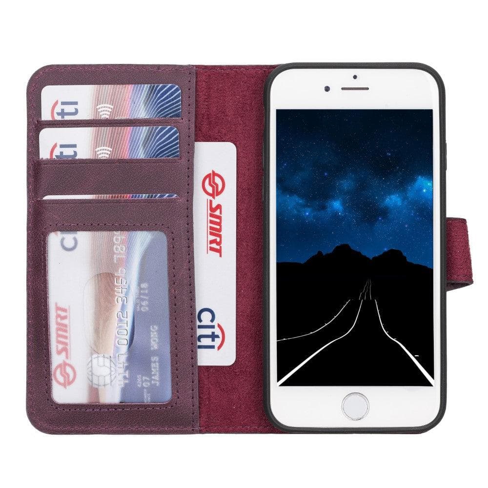 B2B - Apple iPhone 7/8/SE2 Detachable Leather Case / MW Bomonti