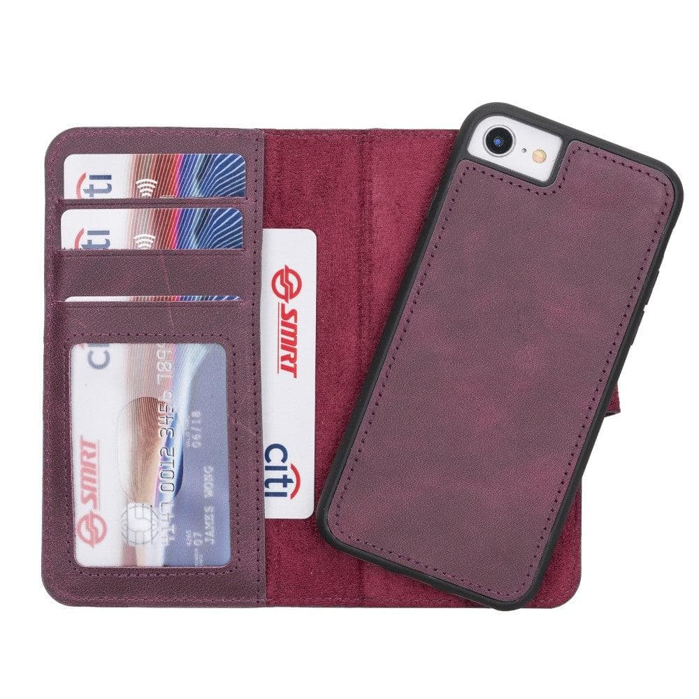 B2B - Apple iPhone 7/8/SE2 Detachable Leather Case / MW Bomonti