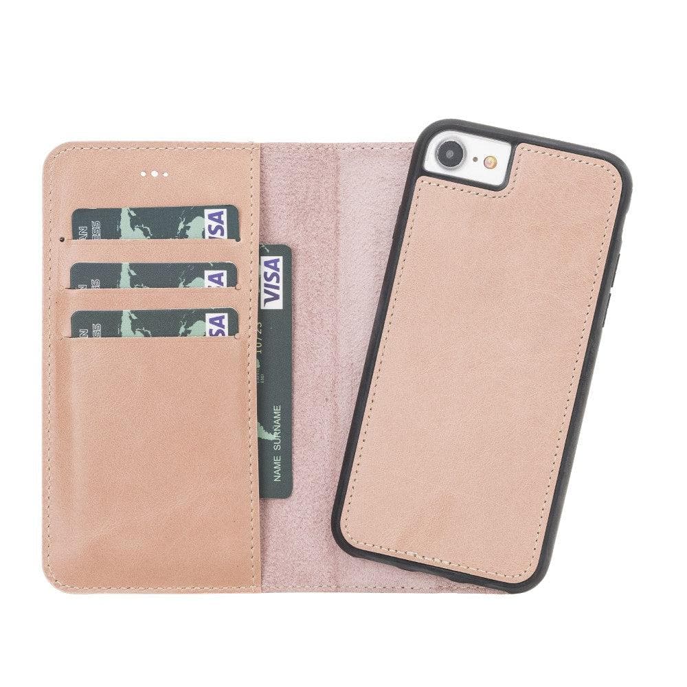 B2B - Apple iPhone 7/8/SE2 Detachable Leather Case / MW Bomonti