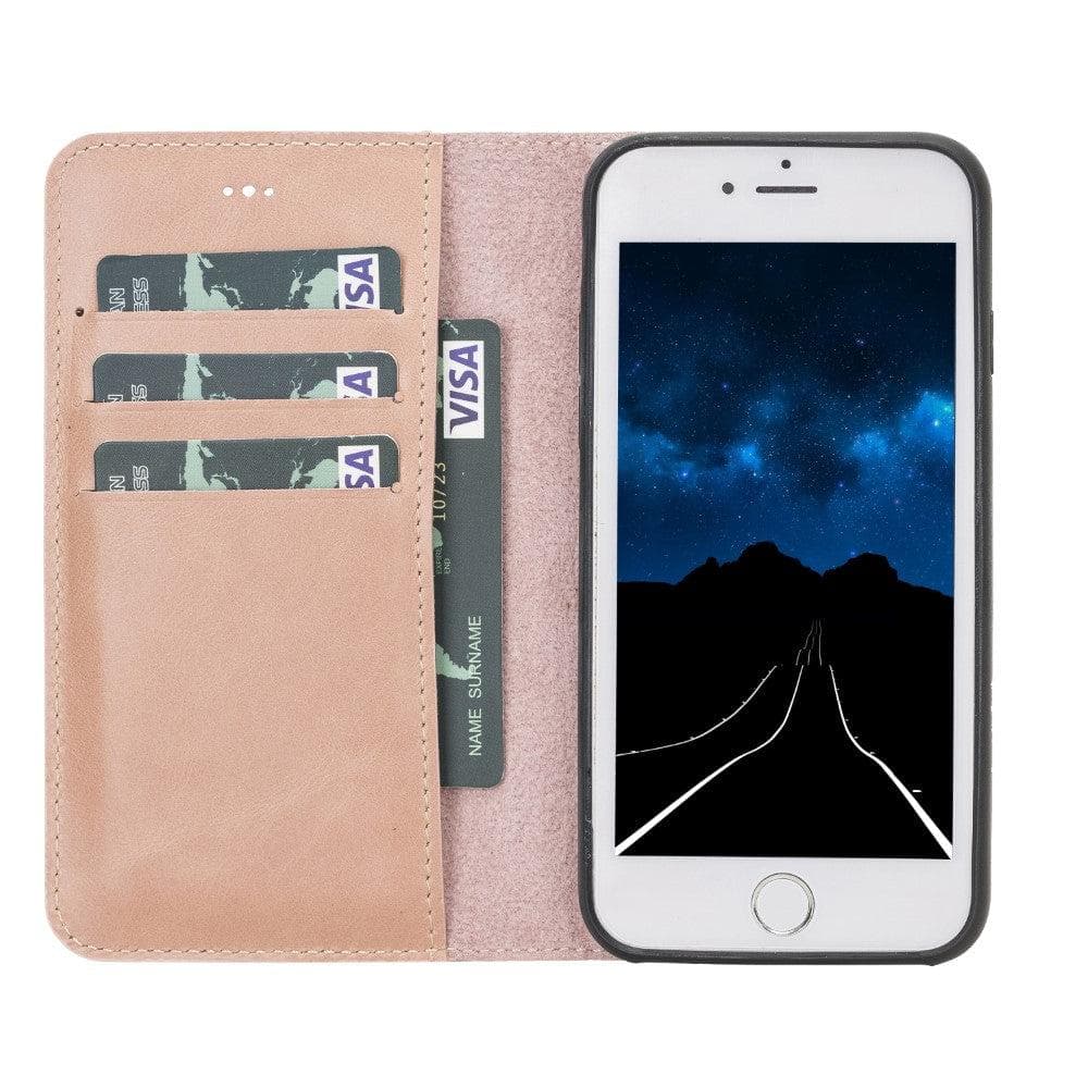 B2B - Apple iPhone 7/8/SE2 Detachable Leather Case / MW Bomonti