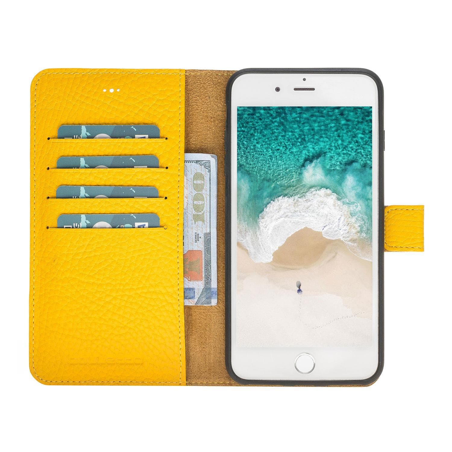 B2B - Apple iPhone 7 Plus/8 Plus Detachable Leather Case Bomonti