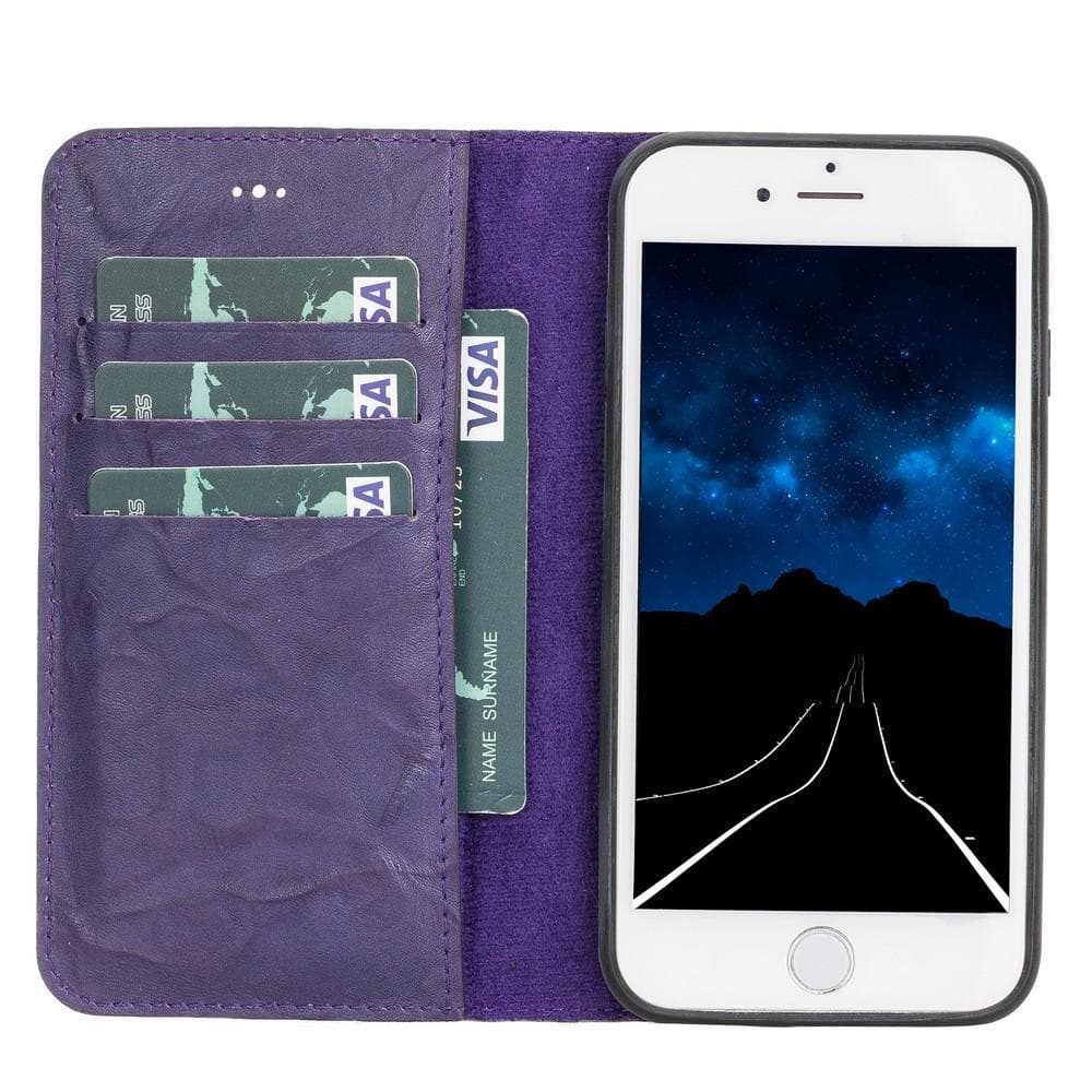 B2B - Apple iPhone 7/8/SE2 Detachable Leather Case / MW Bomonti