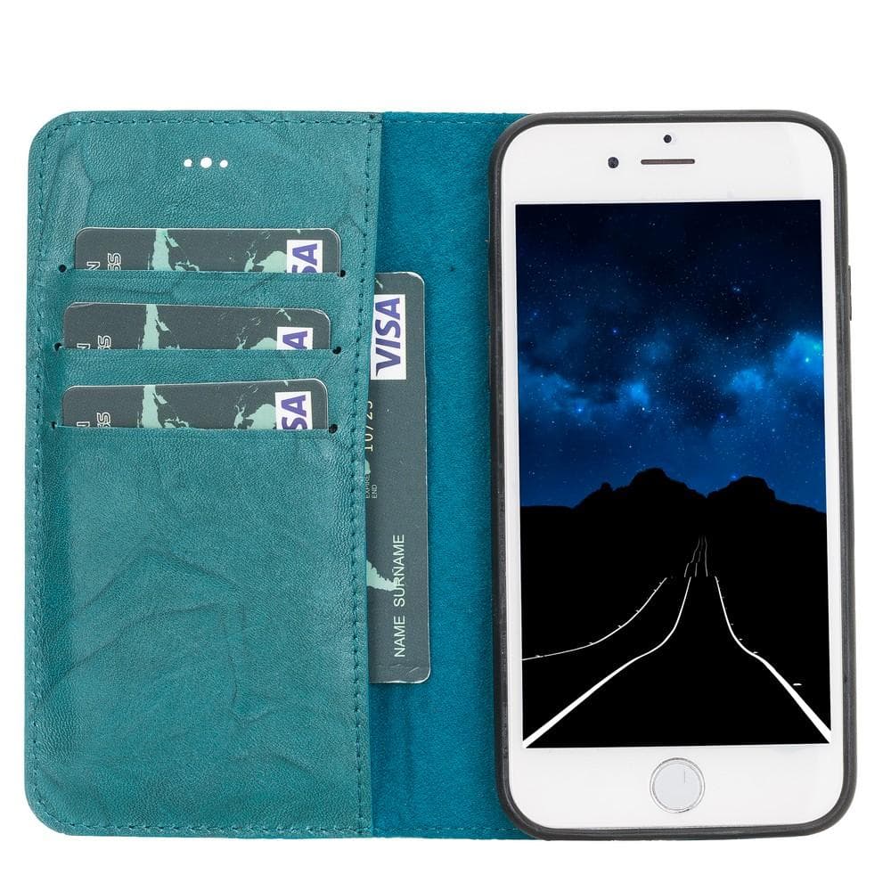 B2B - Apple iPhone 7/8/SE2 Detachable Leather Case / MW Bomonti