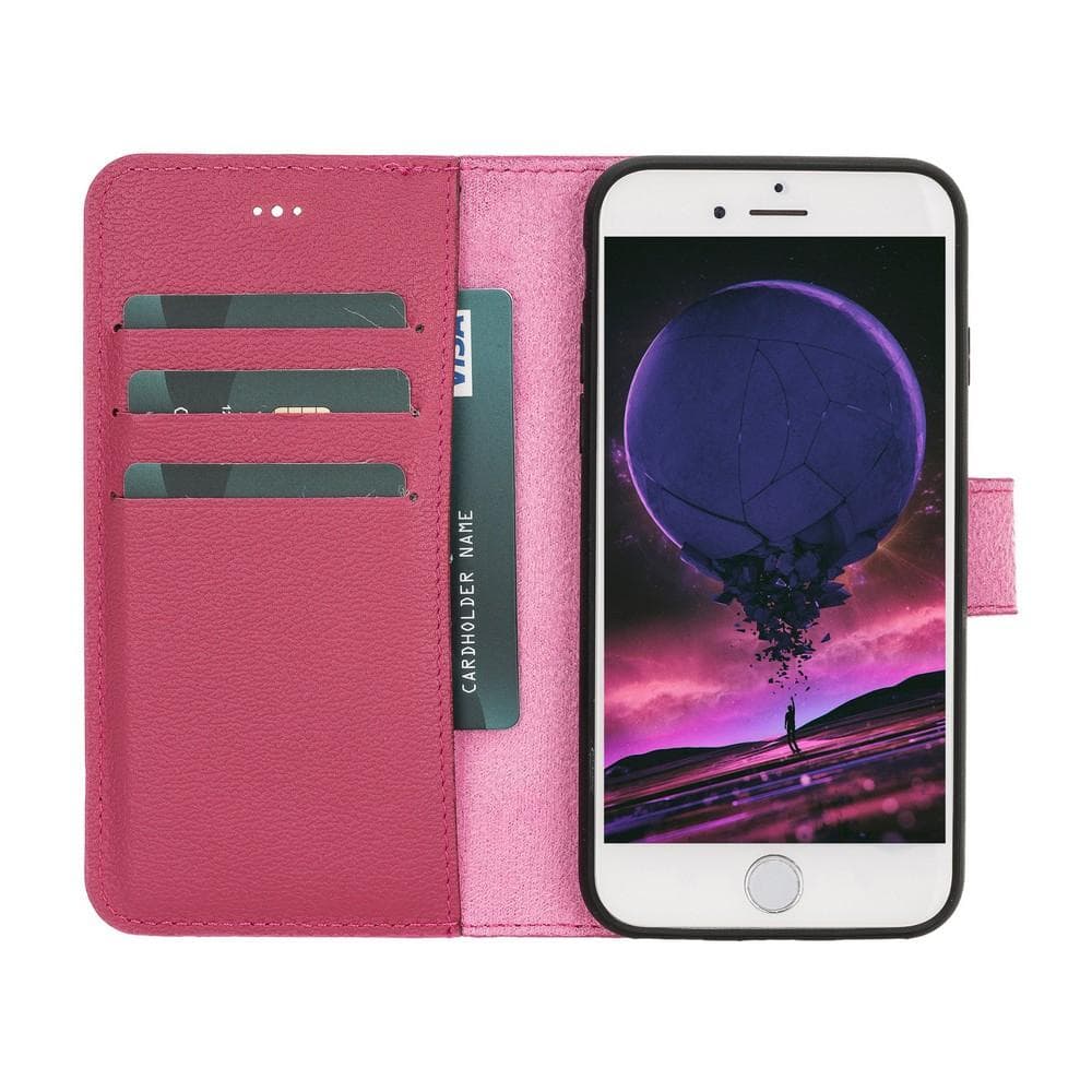 B2B - Apple iPhone 7/8/SE2 Detachable Leather Case / MW Bomonti