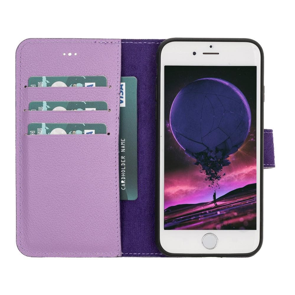 B2B - Apple iPhone 7/8/SE2 Detachable Leather Case / MW Bomonti