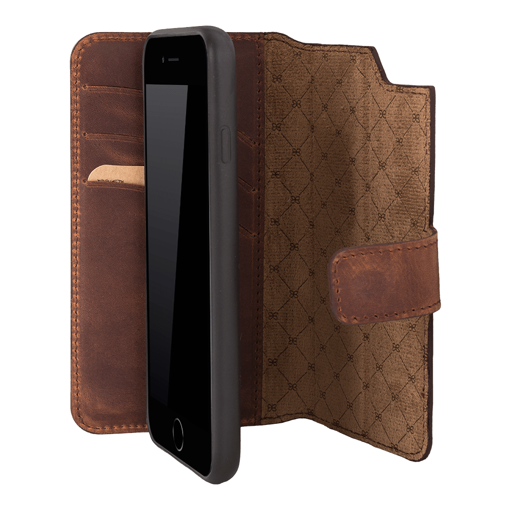 B2B - Apple iPhone 7/8/SE2 Detachable Leather Case / MW Bomonti