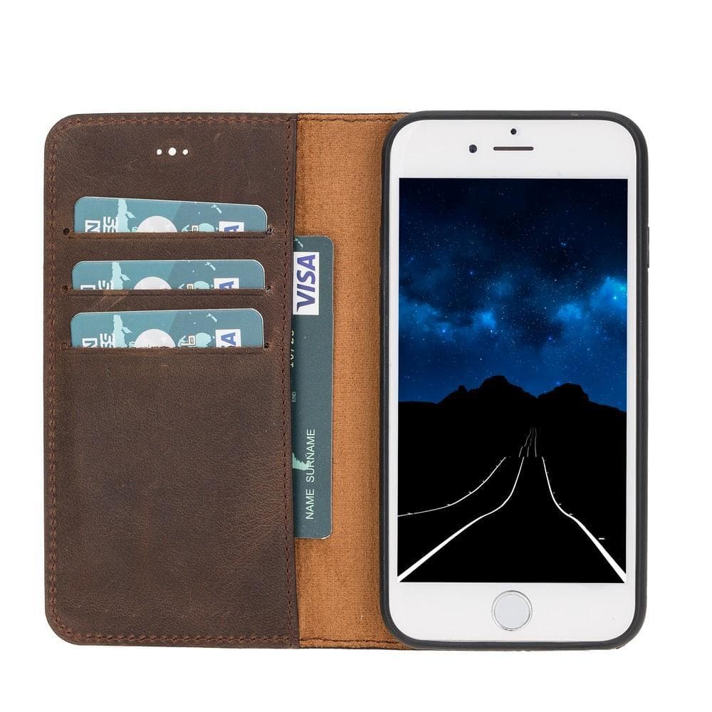 B2B - Apple iPhone 7/8/SE2 Detachable Leather Case / MW Bomonti