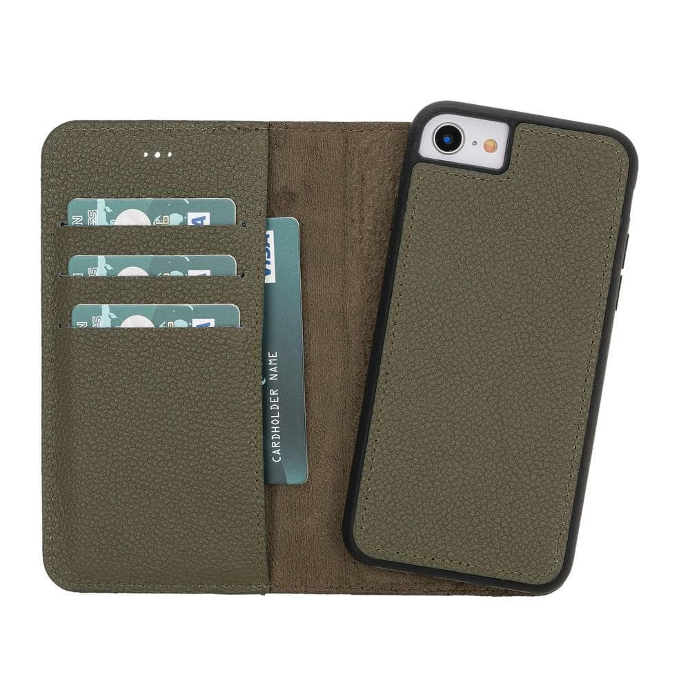 B2B - Apple iPhone 7/8/SE2 Detachable Leather Case / MW R5 Bomonti