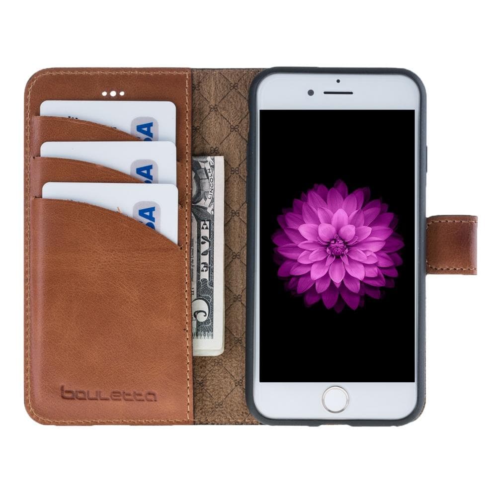 B2B - Apple iPhone 7/8/SE2 Detachable Leather Case / MW Bomonti