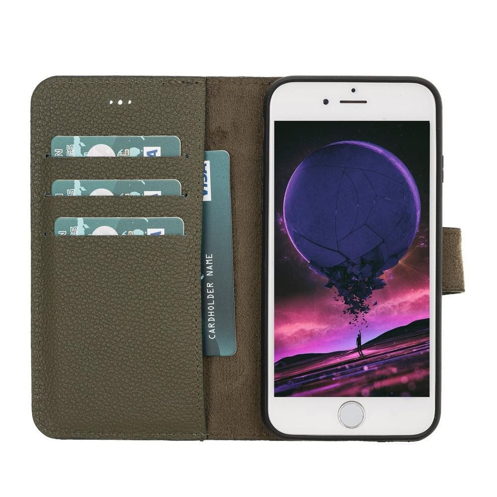 B2B - Apple iPhone 7/8/SE2 Detachable Leather Case / MW Bomonti