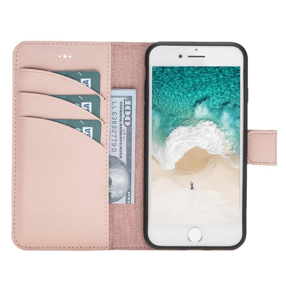 B2B - Apple iPhone 7/8/SE2 Detachable Leather Case / MW Bomonti