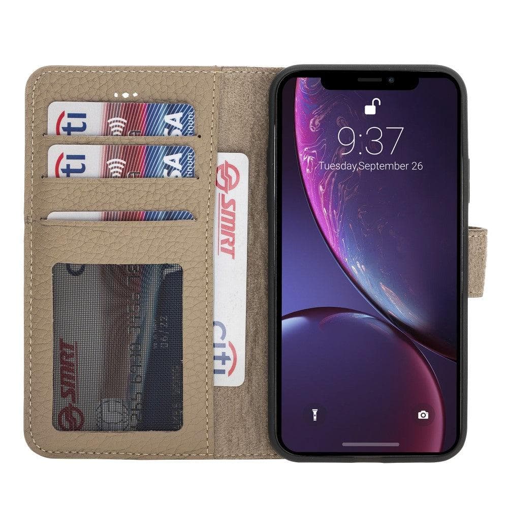 B2B - Apple iPhone X Series Detachable Leather Case / MW Bomonti