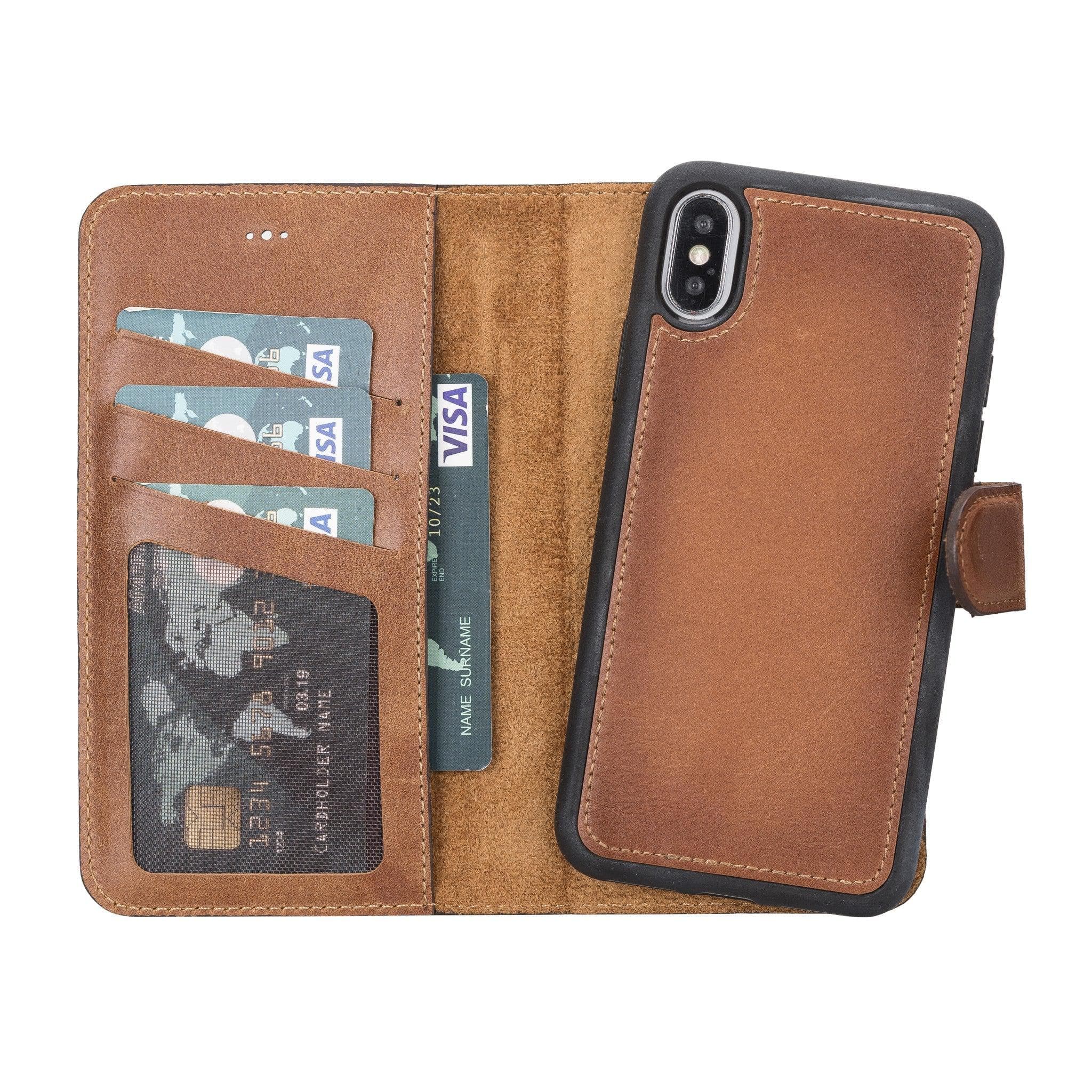 B2B - Apple iPhone X/XS Detachable Leather Case / MW Bomonti