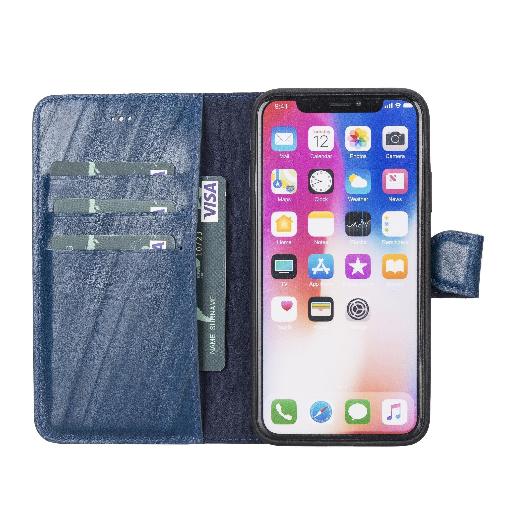 B2B - Apple iPhone X/XS Detachable Leather Case / MW Bomonti
