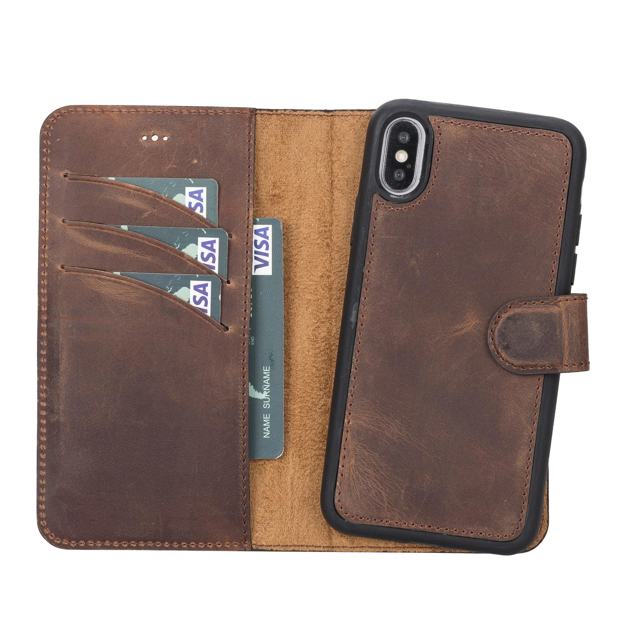 B2B - Apple iPhone X/XS Detachable Leather Case / MW Bomonti