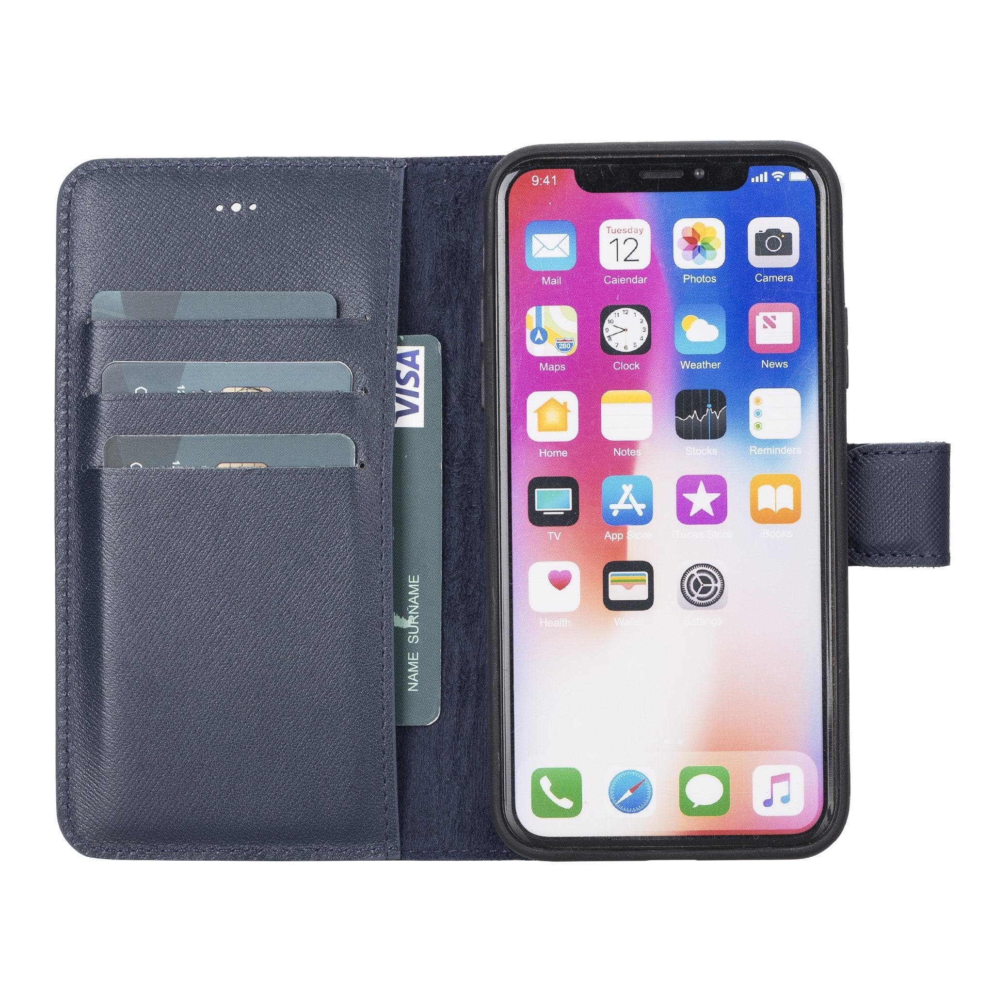 B2B - Apple iPhone X/XS Detachable Leather Case / MW Bomonti