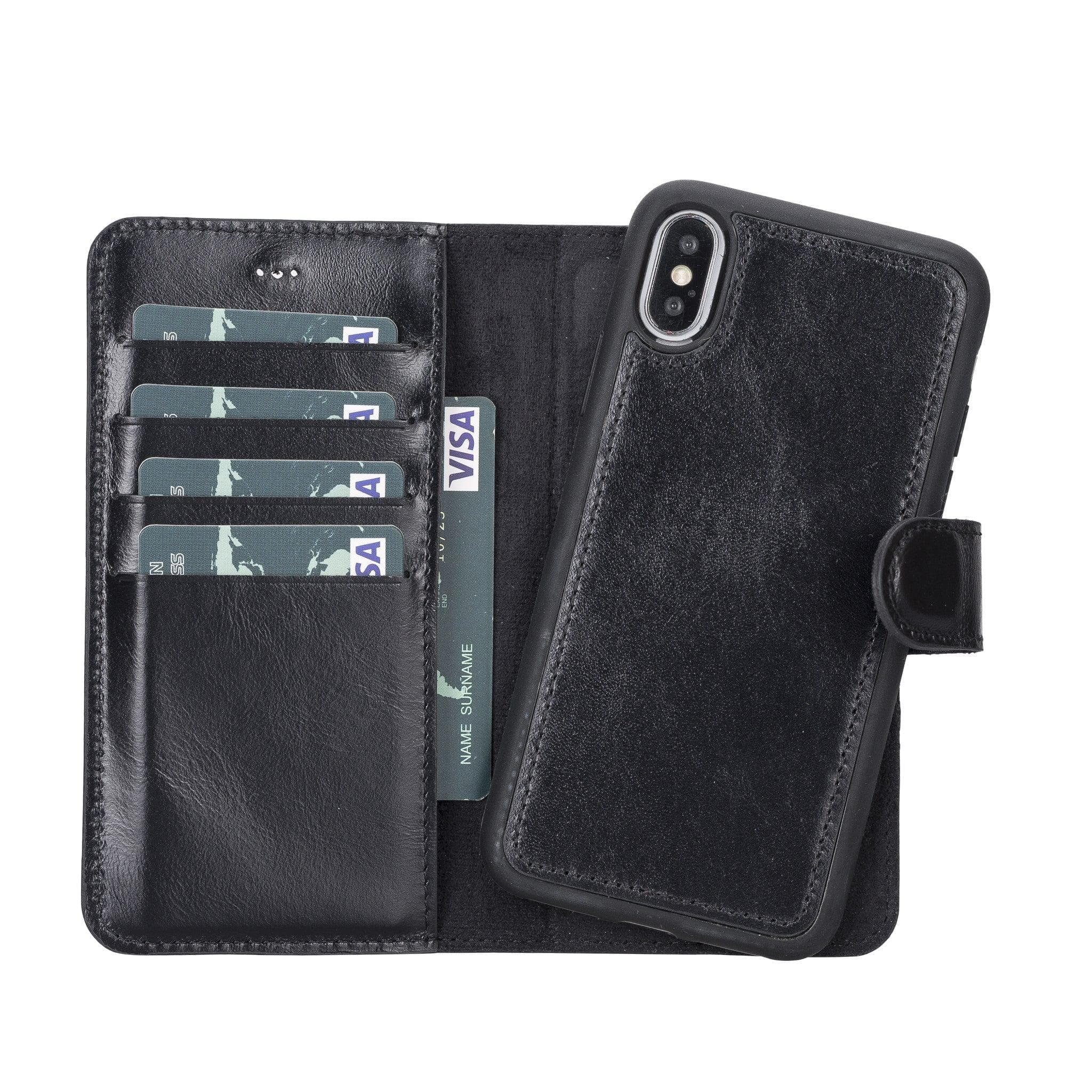 B2B - Apple iPhone X/XS Detachable Leather Case / MW Bomonti