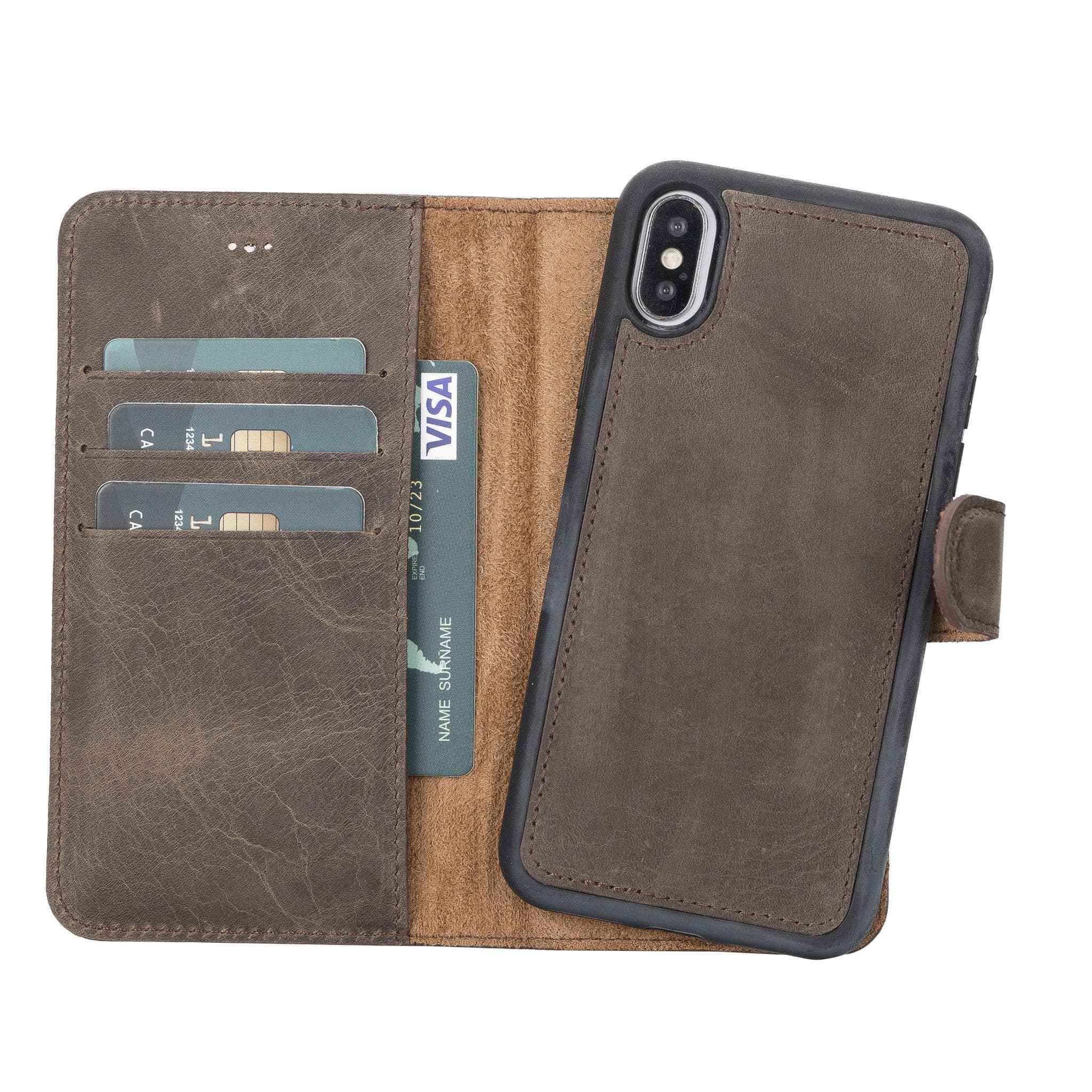 B2B - Apple iPhone X/XS Detachable Leather Case / MW Bomonti