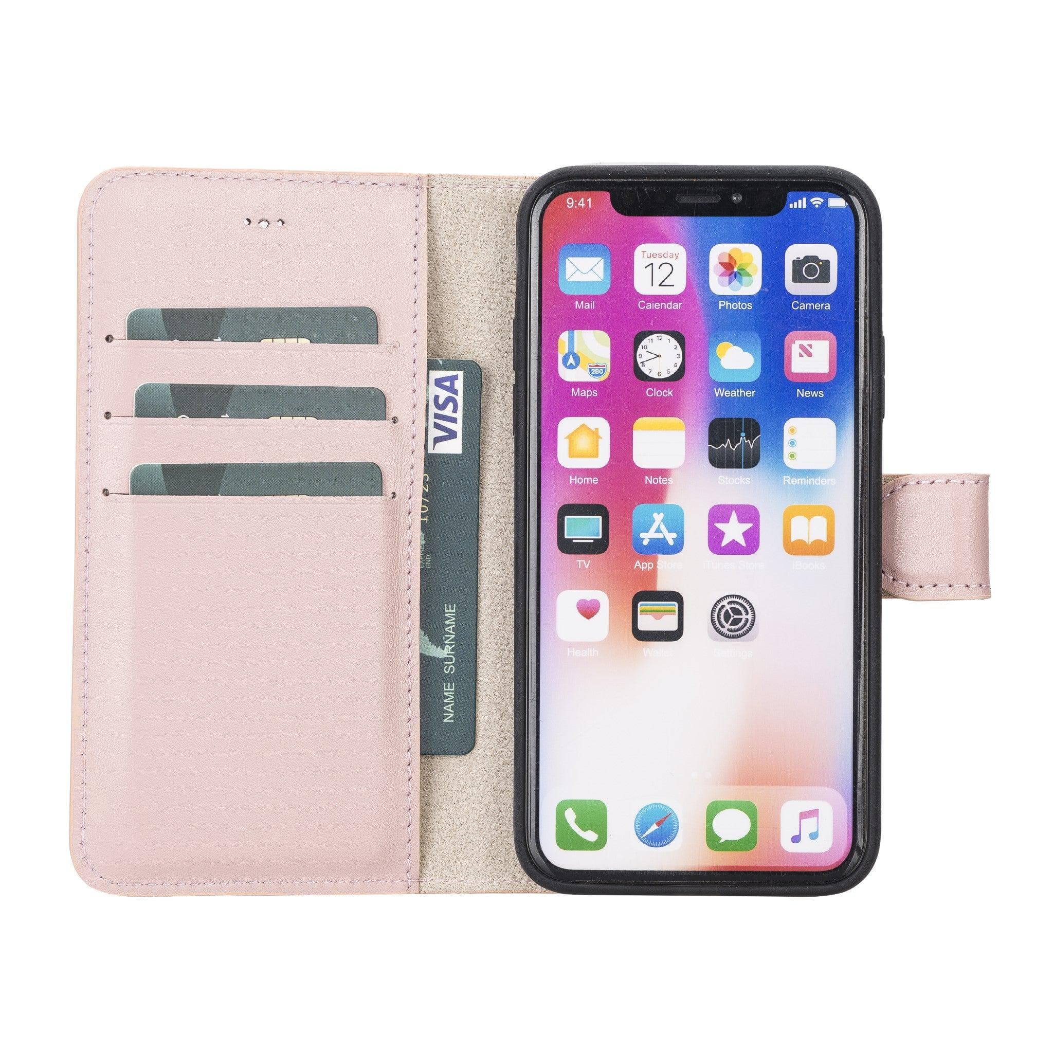 B2B - Apple iPhone X/XS Detachable Leather Case / MW Bomonti