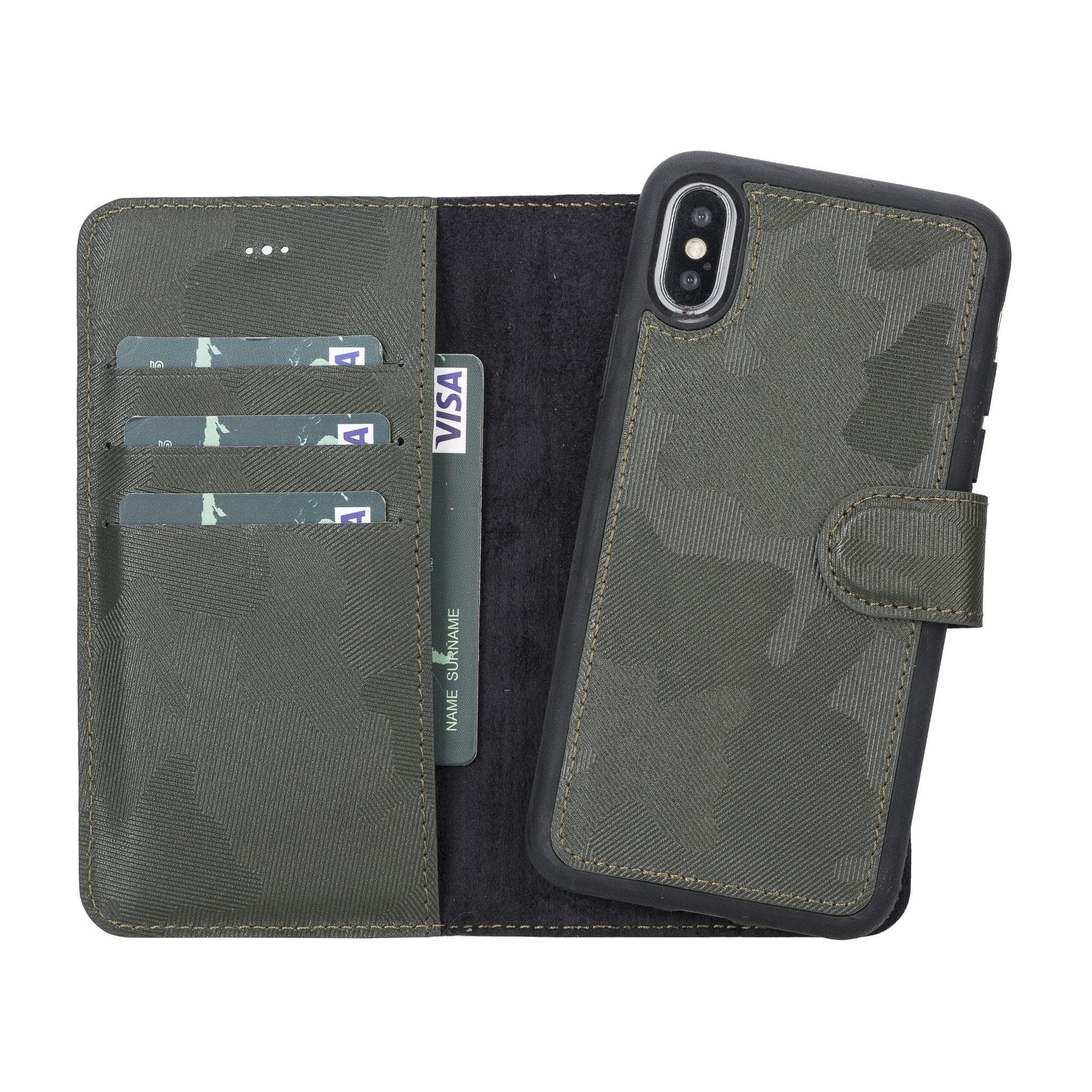 B2B - Apple iPhone X/XS Detachable Leather Case / MW Bomonti