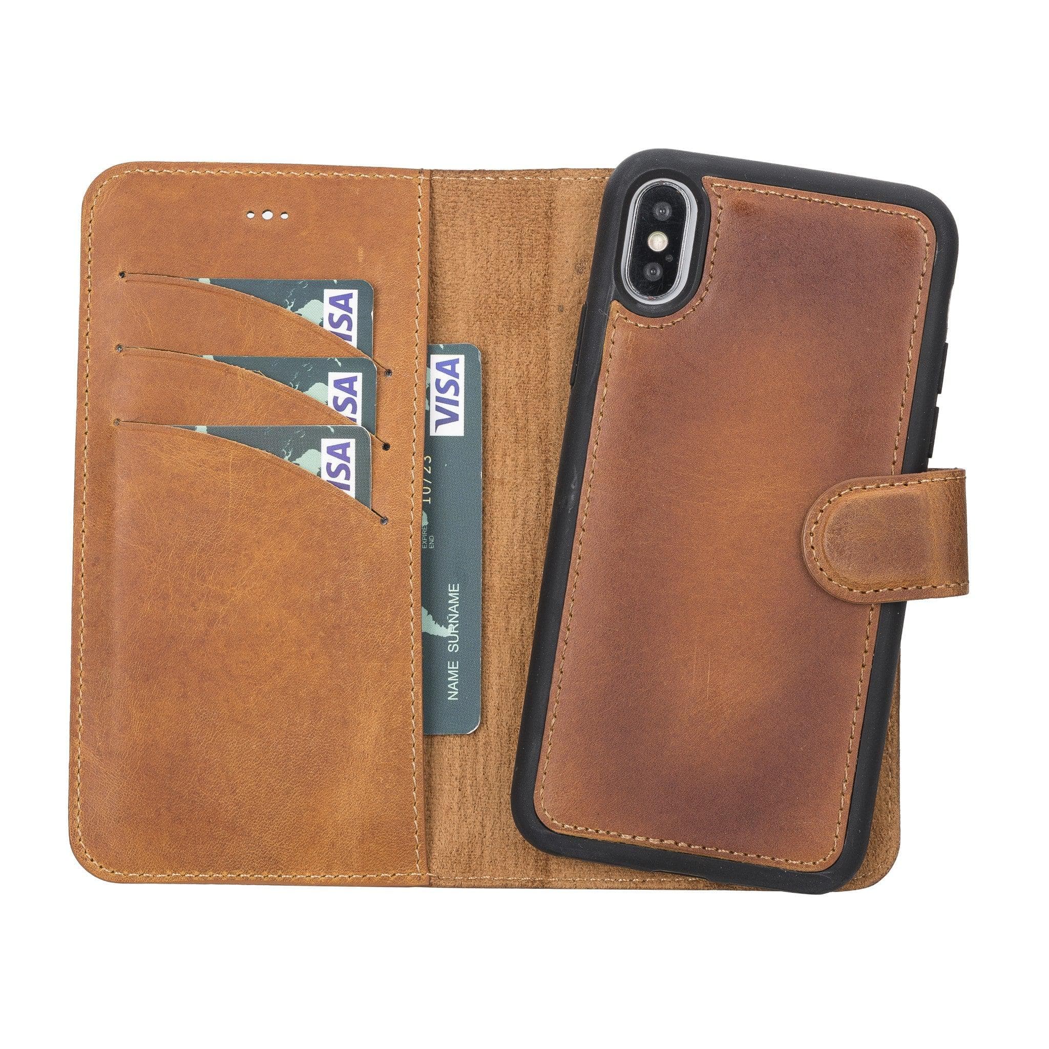 B2B - Apple iPhone X/XS Detachable Leather Case / MW Bomonti