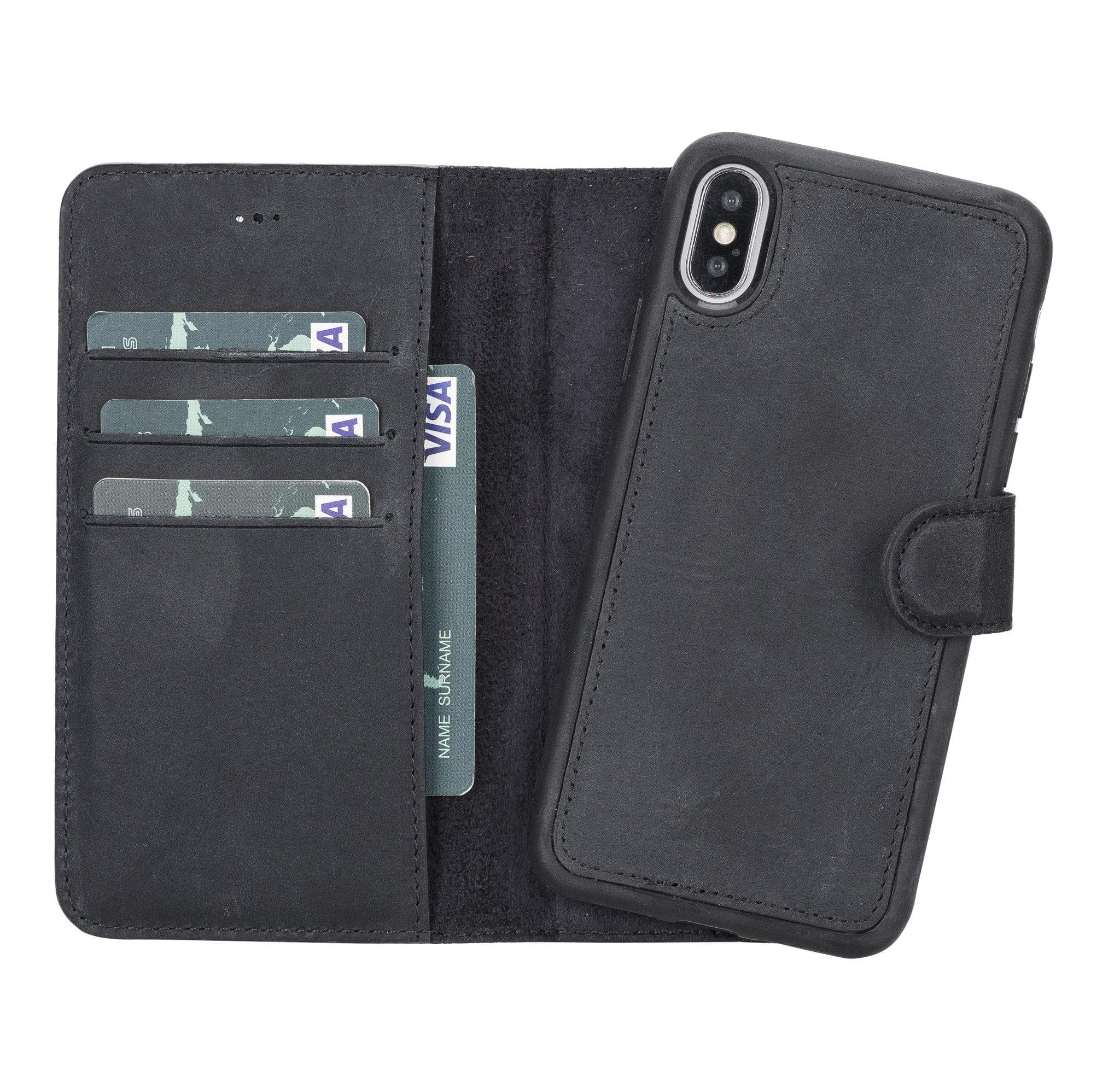 B2B - Apple iPhone X/XS Detachable Leather Case / MW Bomonti