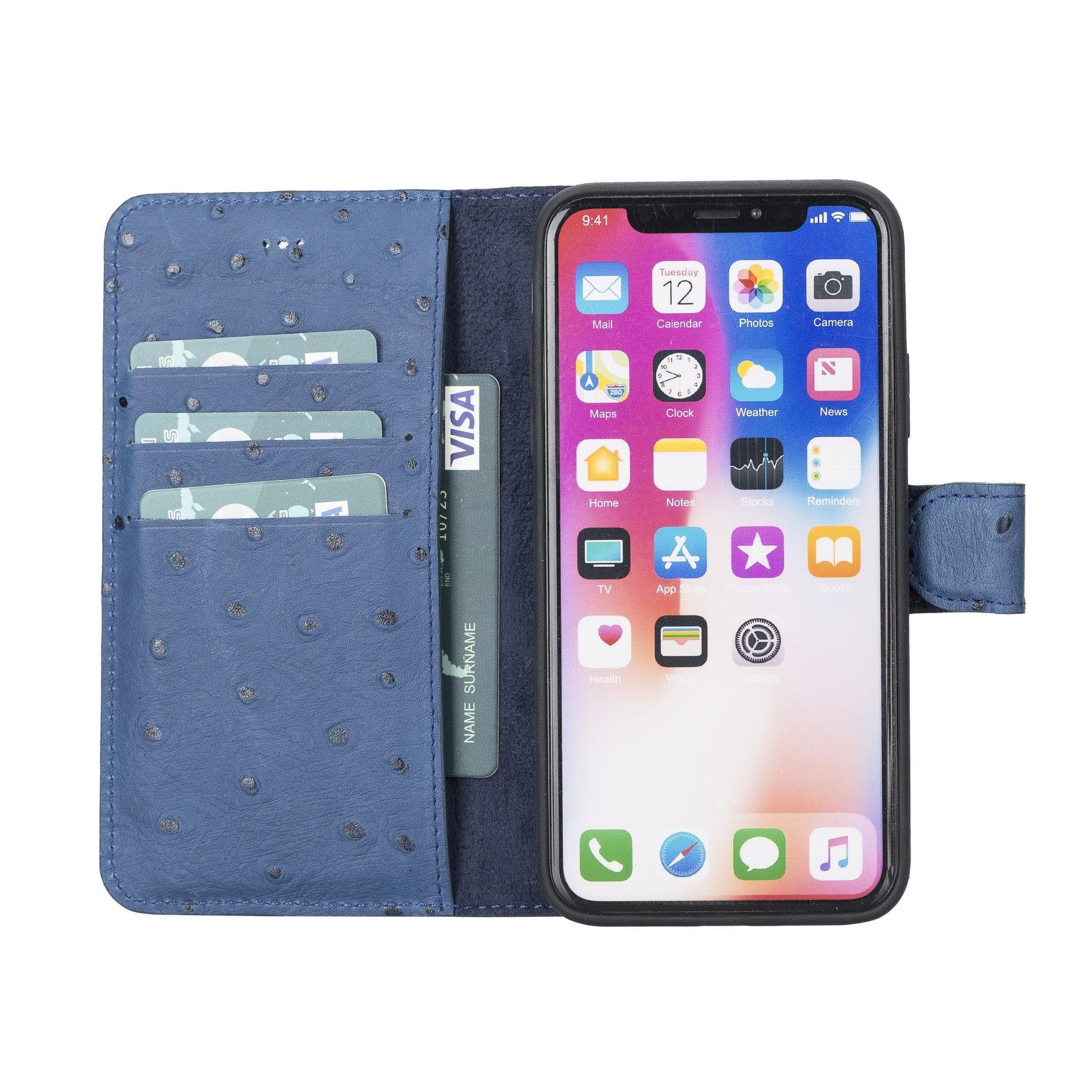 B2B - Apple iPhone X/XS Detachable Leather Case / MW Bomonti