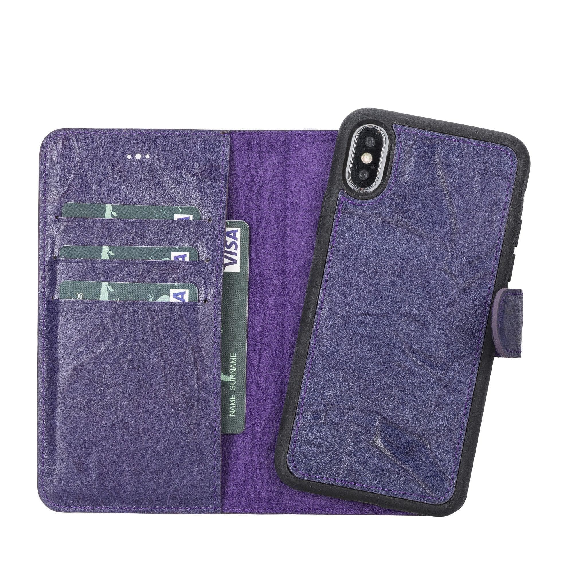 B2B - Apple iPhone X/XS Detachable Leather Case / MW Bomonti