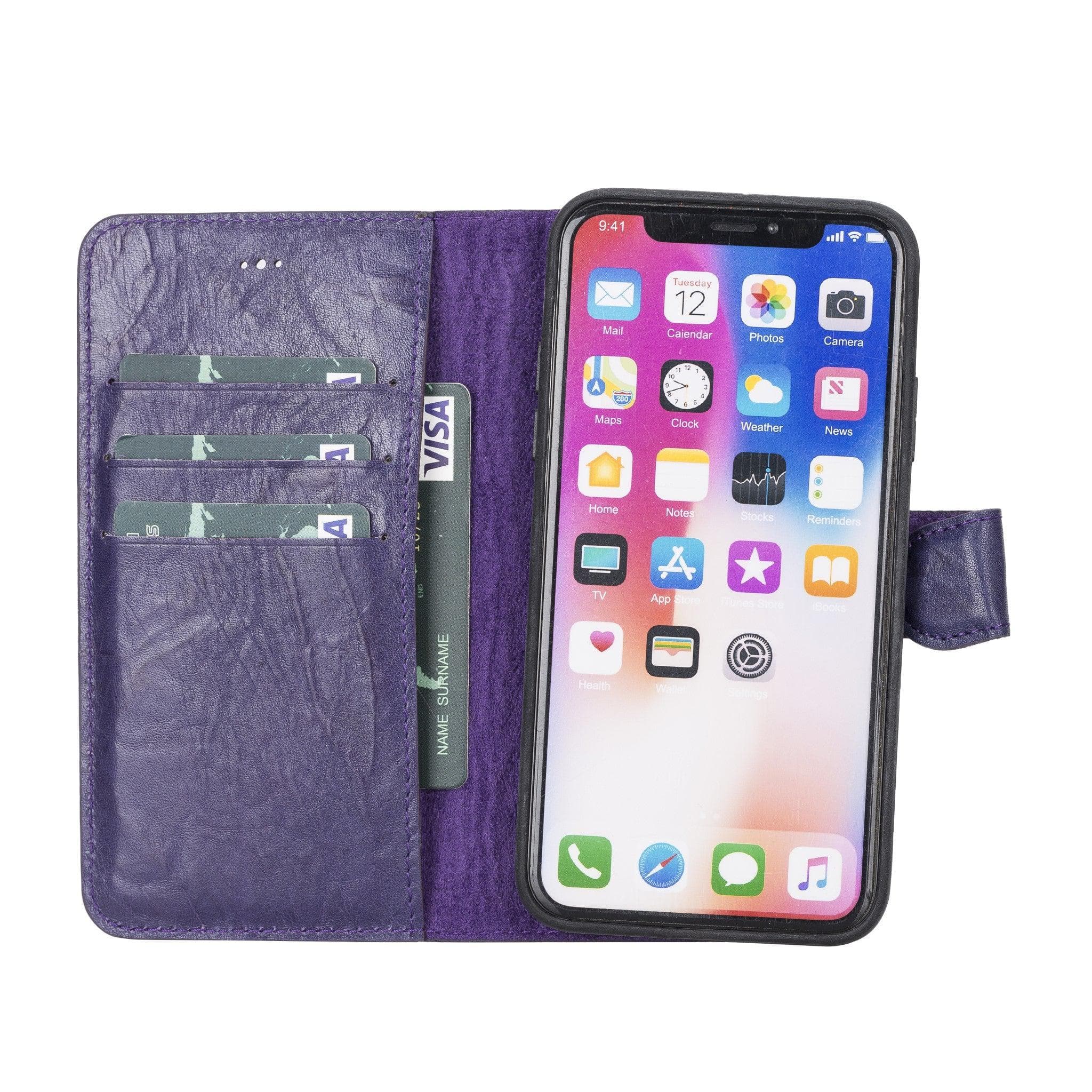 B2B - Apple iPhone X/XS Detachable Leather Case / MW Bomonti