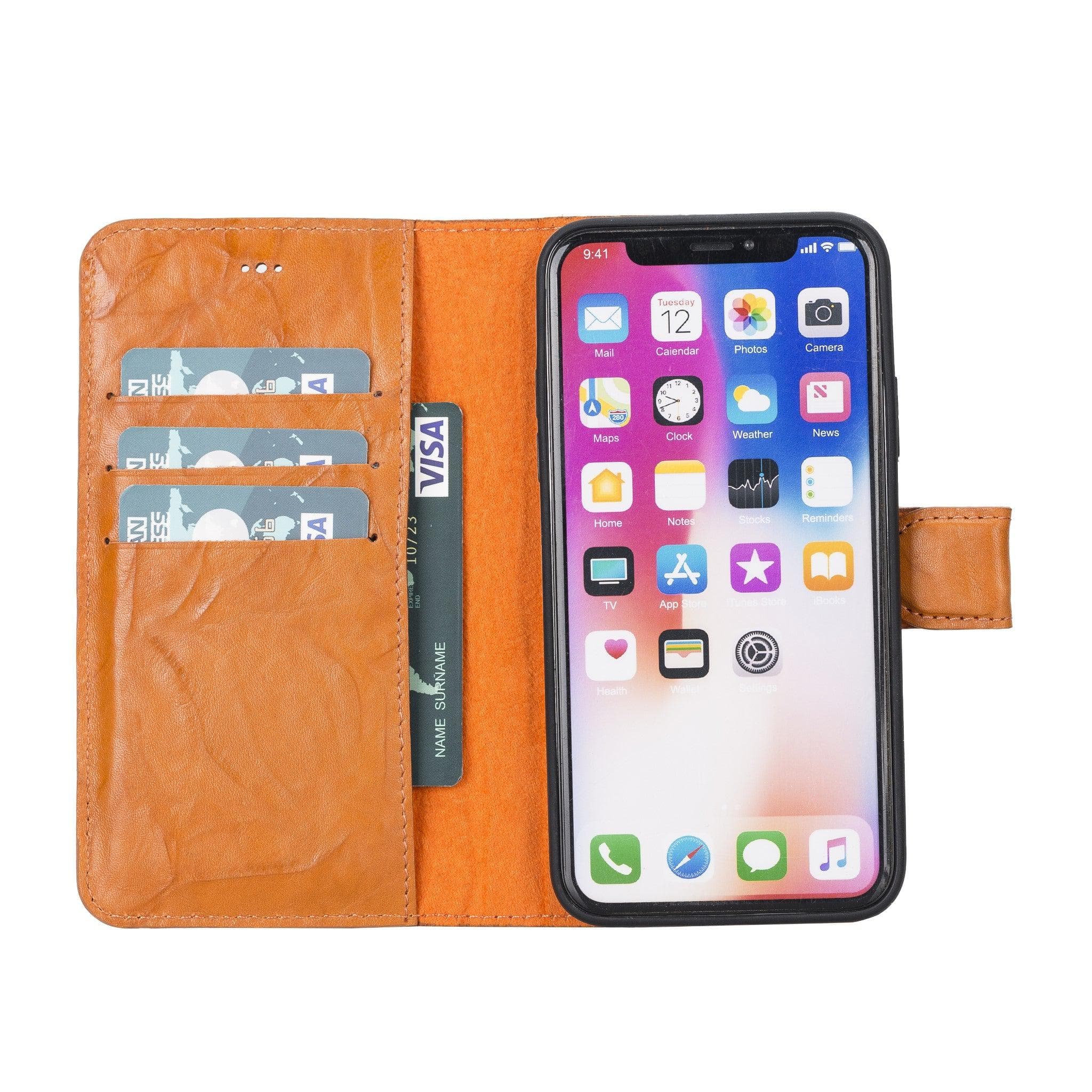 B2B - Apple iPhone X/XS Detachable Leather Case / MW Bomonti