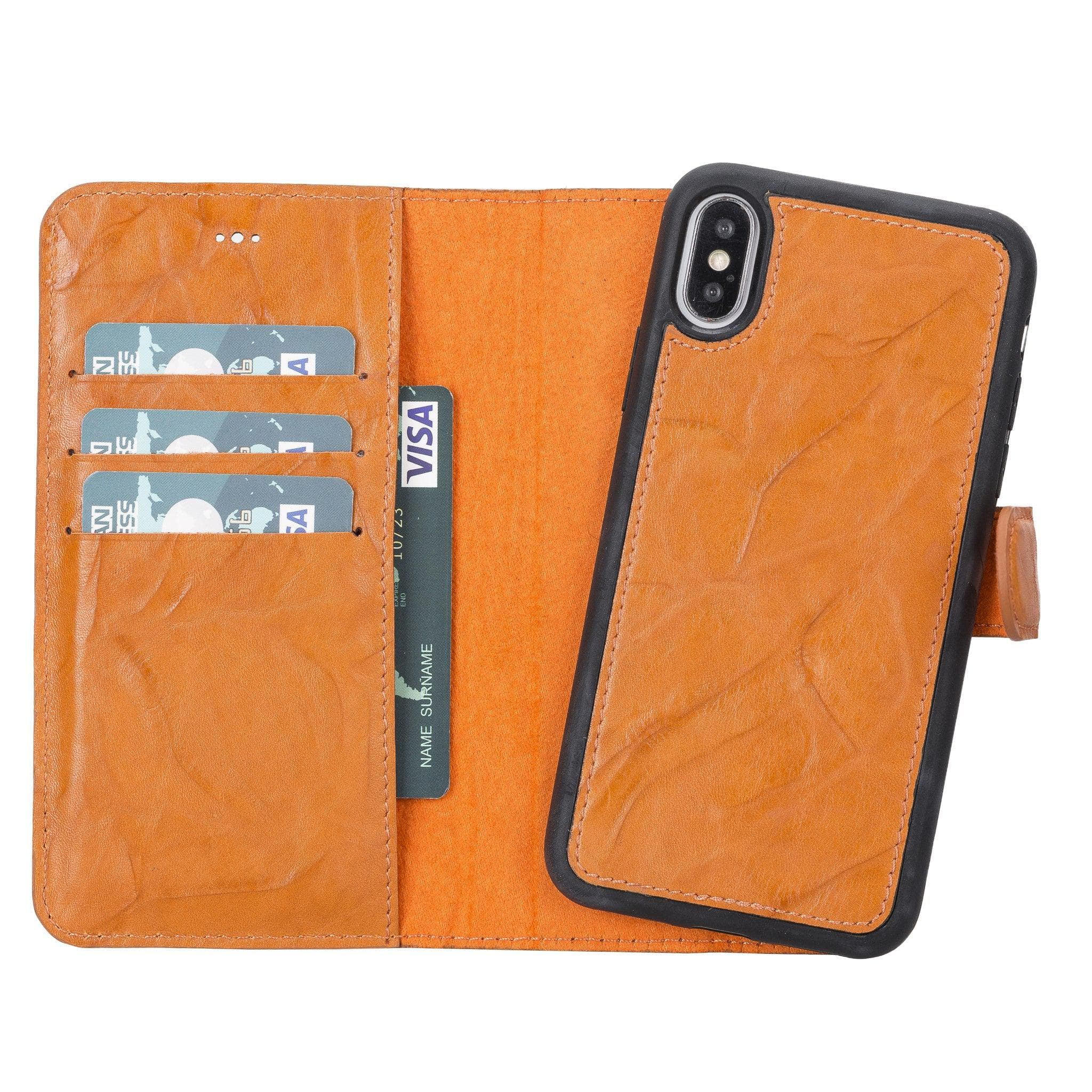 B2B - Apple iPhone X/XS Detachable Leather Case / MW Bomonti