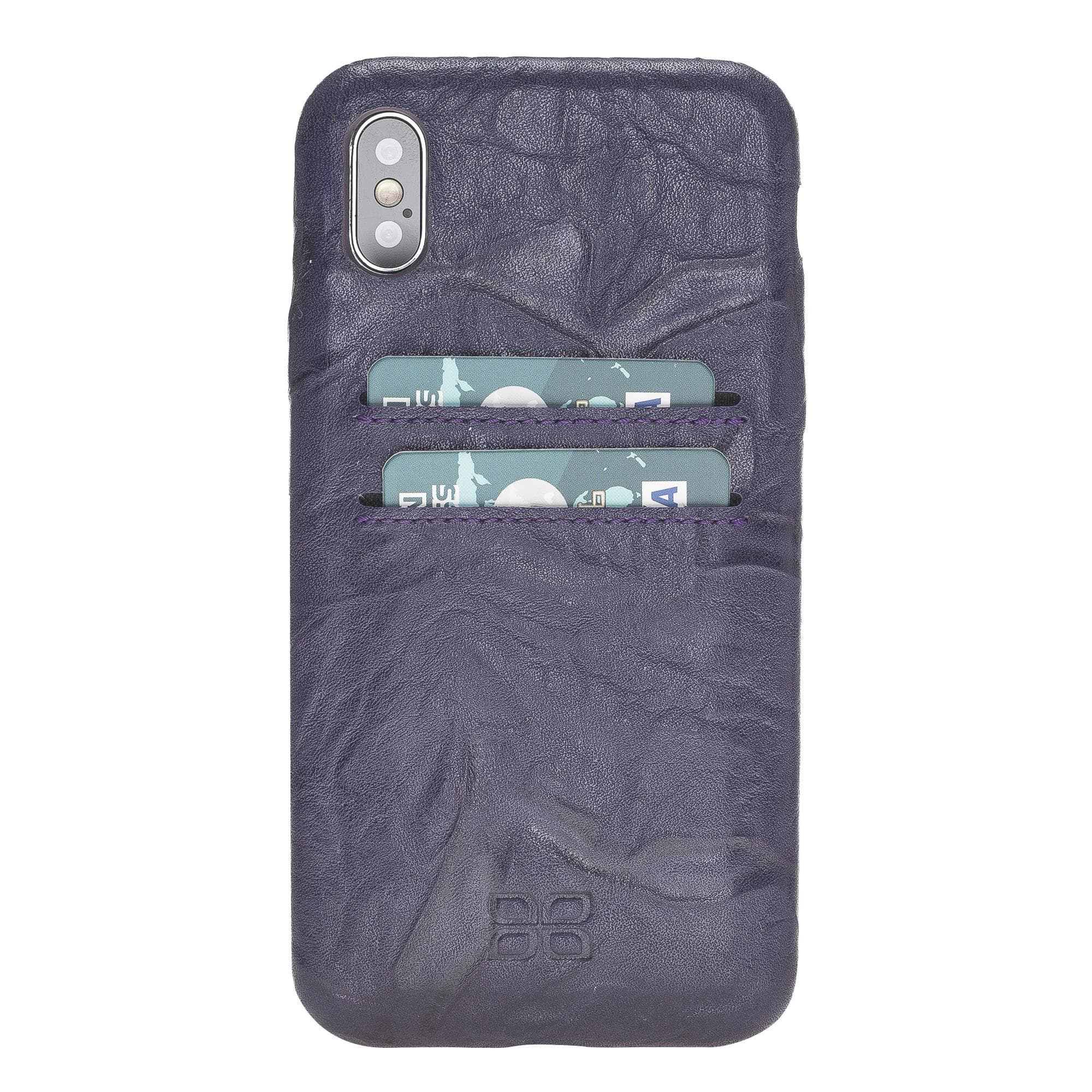 B2B - Apple iPhone X/XS Leather Case / UCCC - Ultra Cover with Card Holder B13 Bomonti
