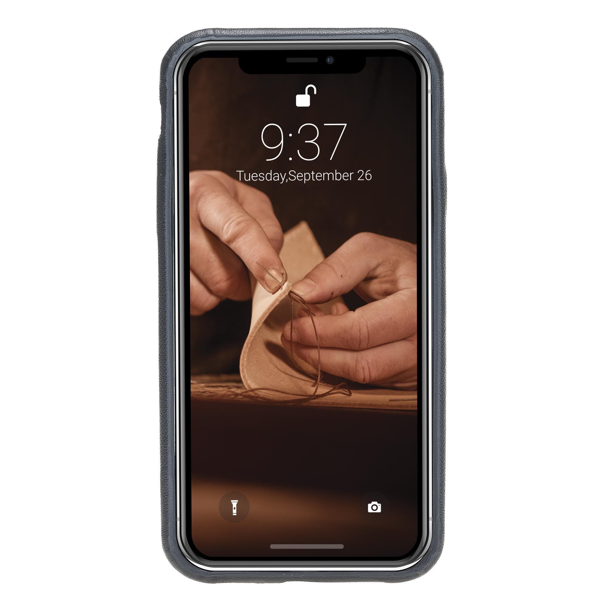 B2B - Apple iPhone X/XS Leather Case / UCCC - Ultra Cover with Card Holder Bomonti