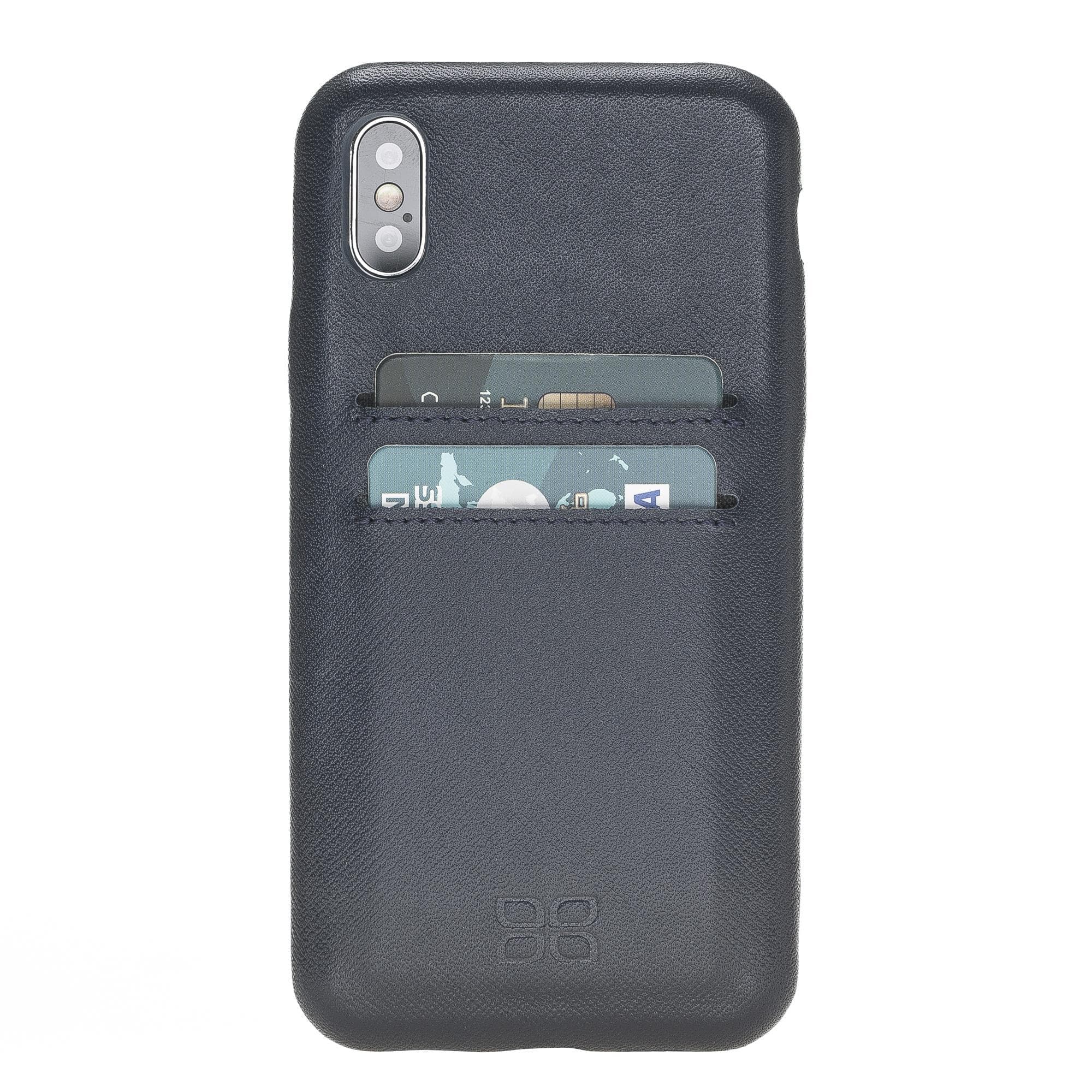 B2B - Apple iPhone X/XS Leather Case / UCCC - Ultra Cover with Card Holder SNB Bomonti