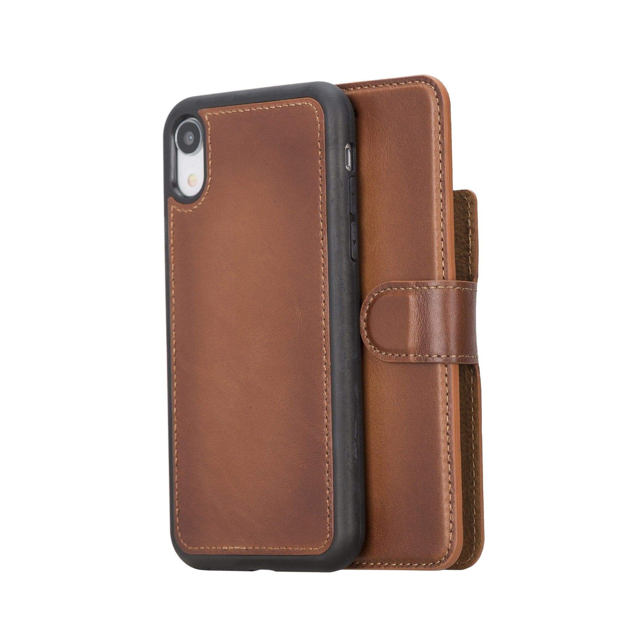 B2B - Apple iPhone XR Detachable Leather Case / MW Bomonti