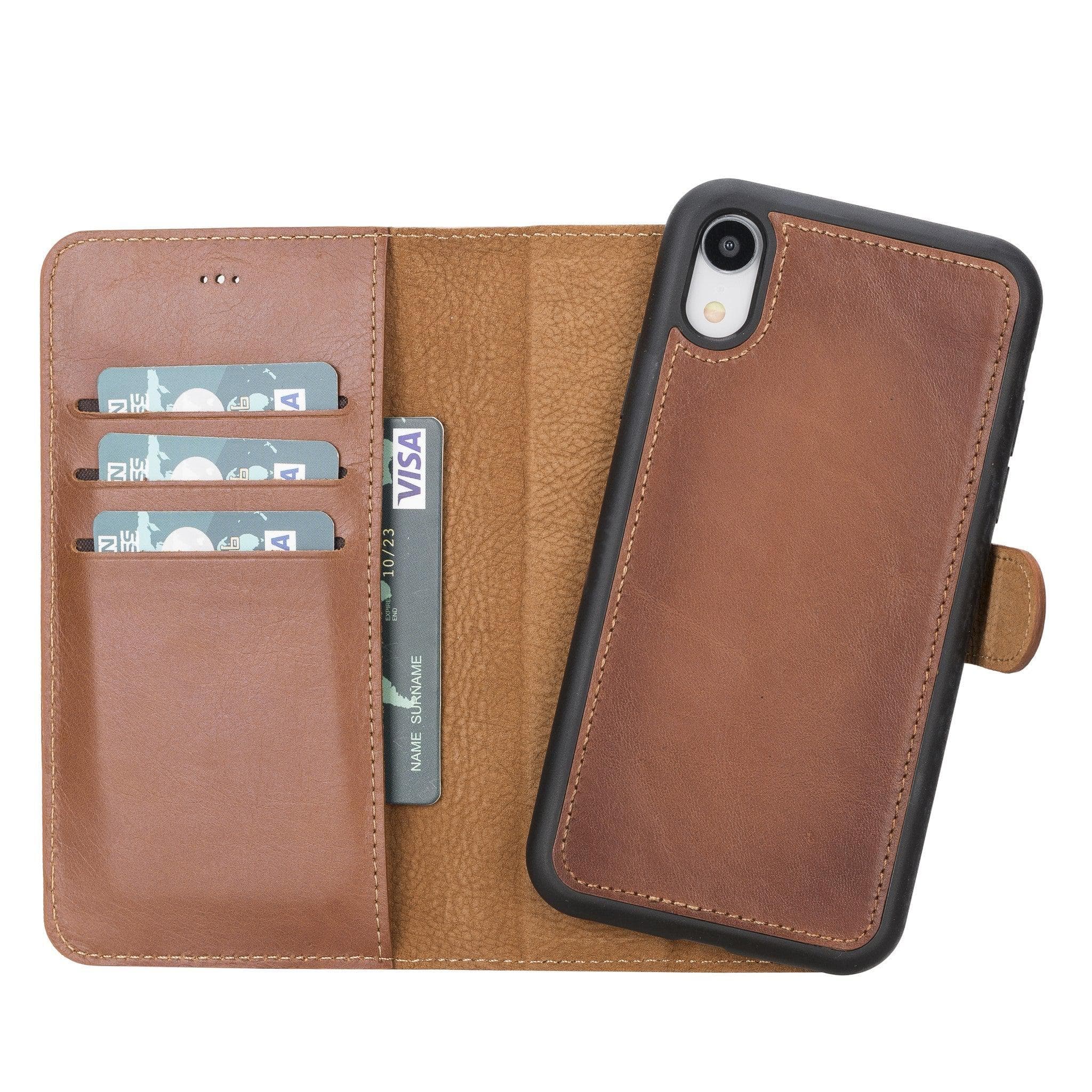 B2B - Apple iPhone XR Detachable Leather Case / MW Bomonti