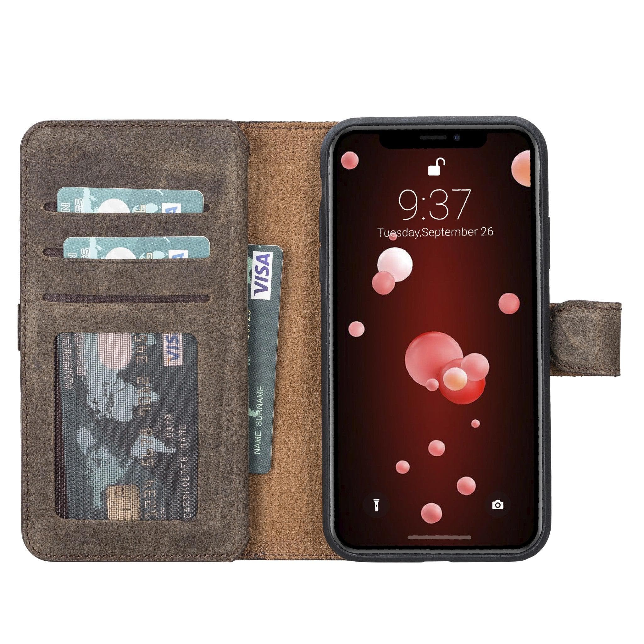 B2B - Apple iPhone XR Detachable Leather Case / MW Bomonti