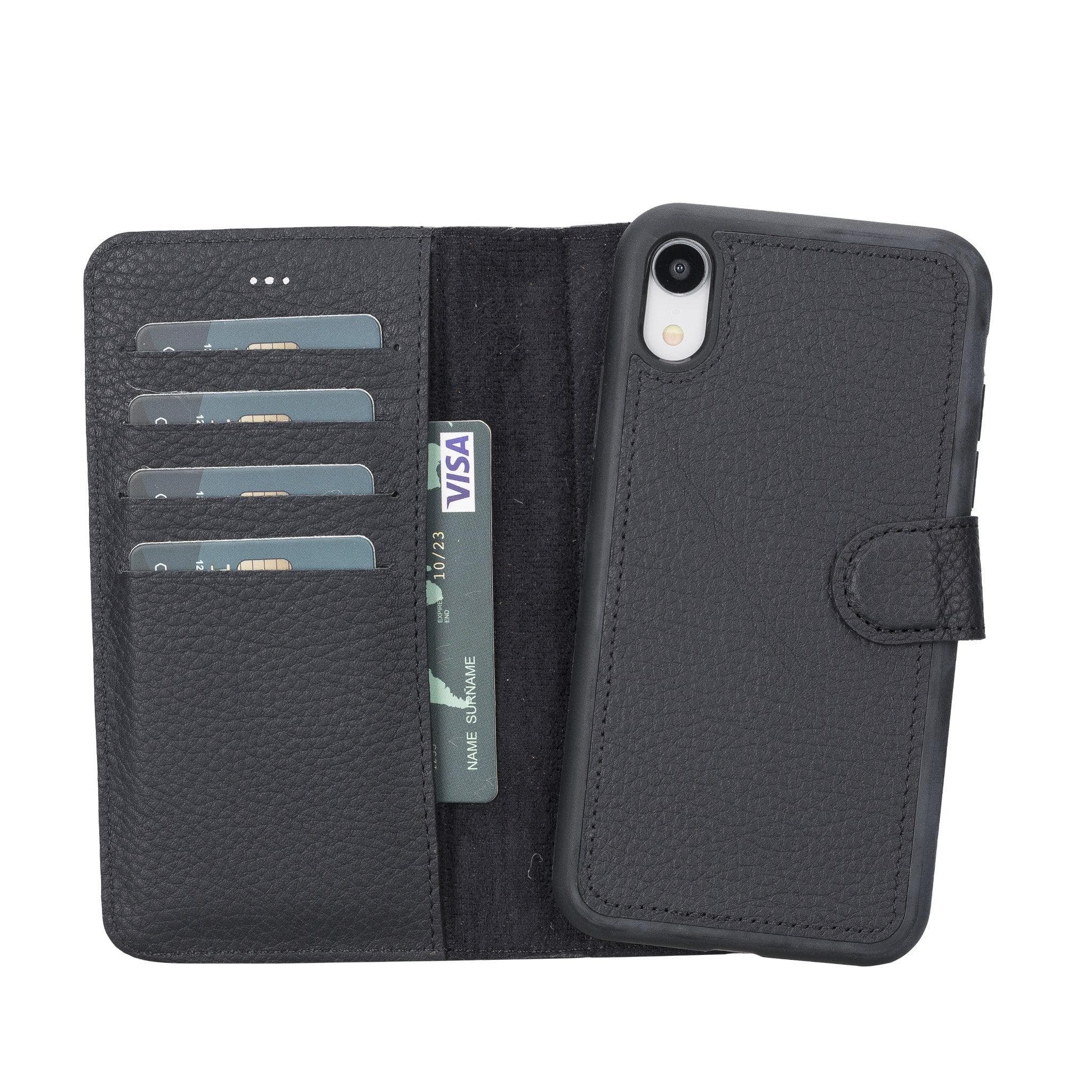 B2B - Apple iPhone XR Detachable Leather Case / MW Bomonti