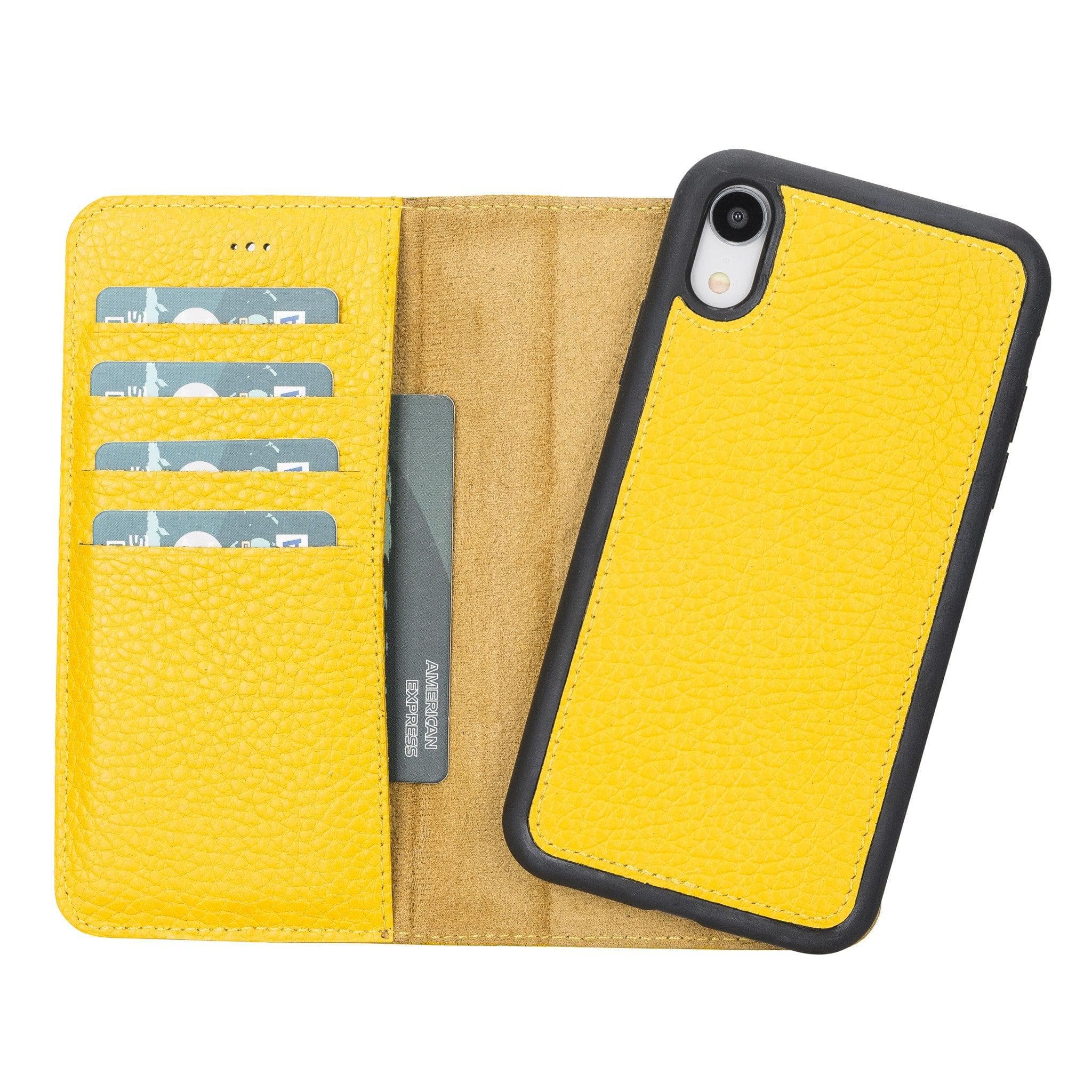 B2B - Apple iPhone XR Detachable Leather Case / MW Bomonti