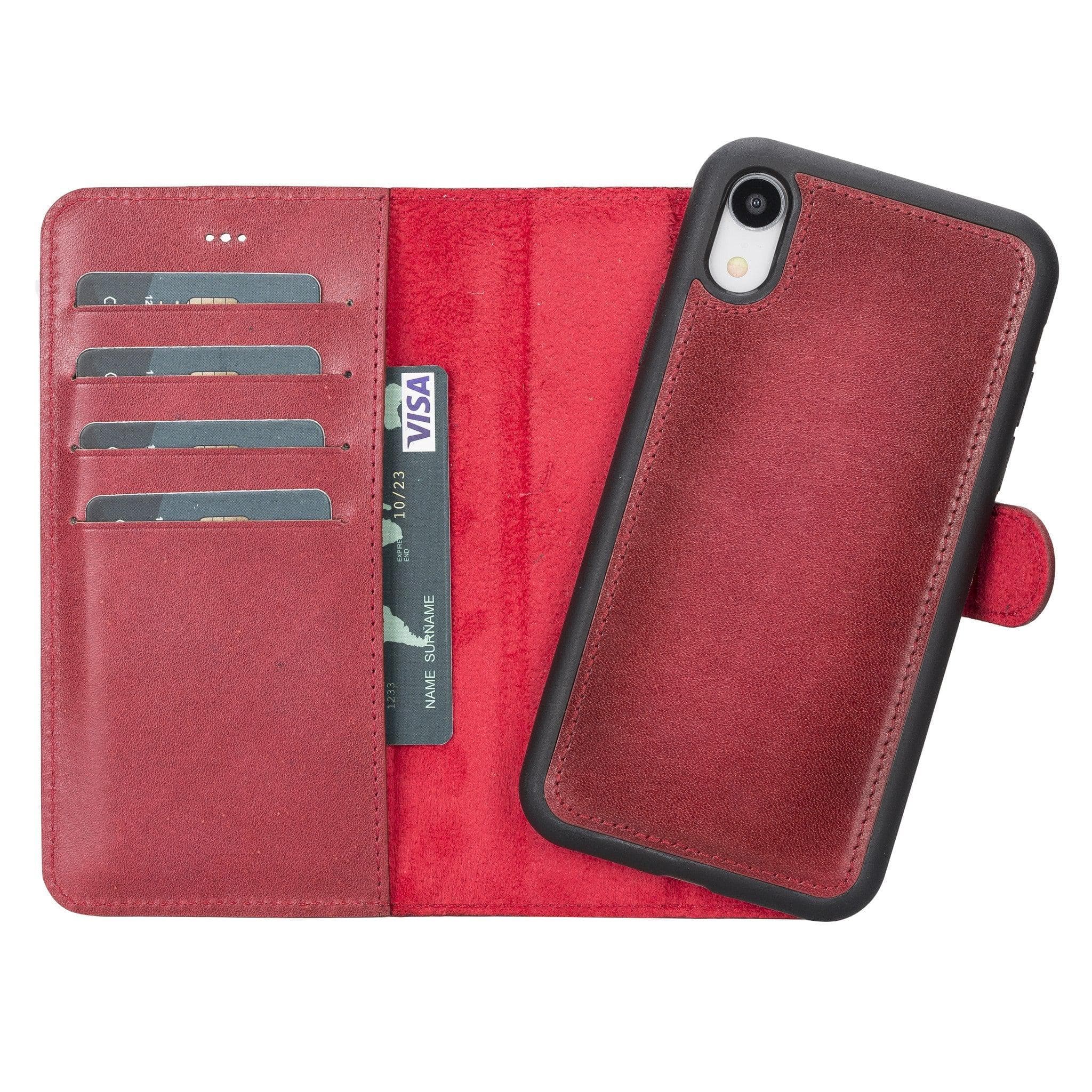 B2B - Apple iPhone XR Detachable Leather Case / MW Bomonti