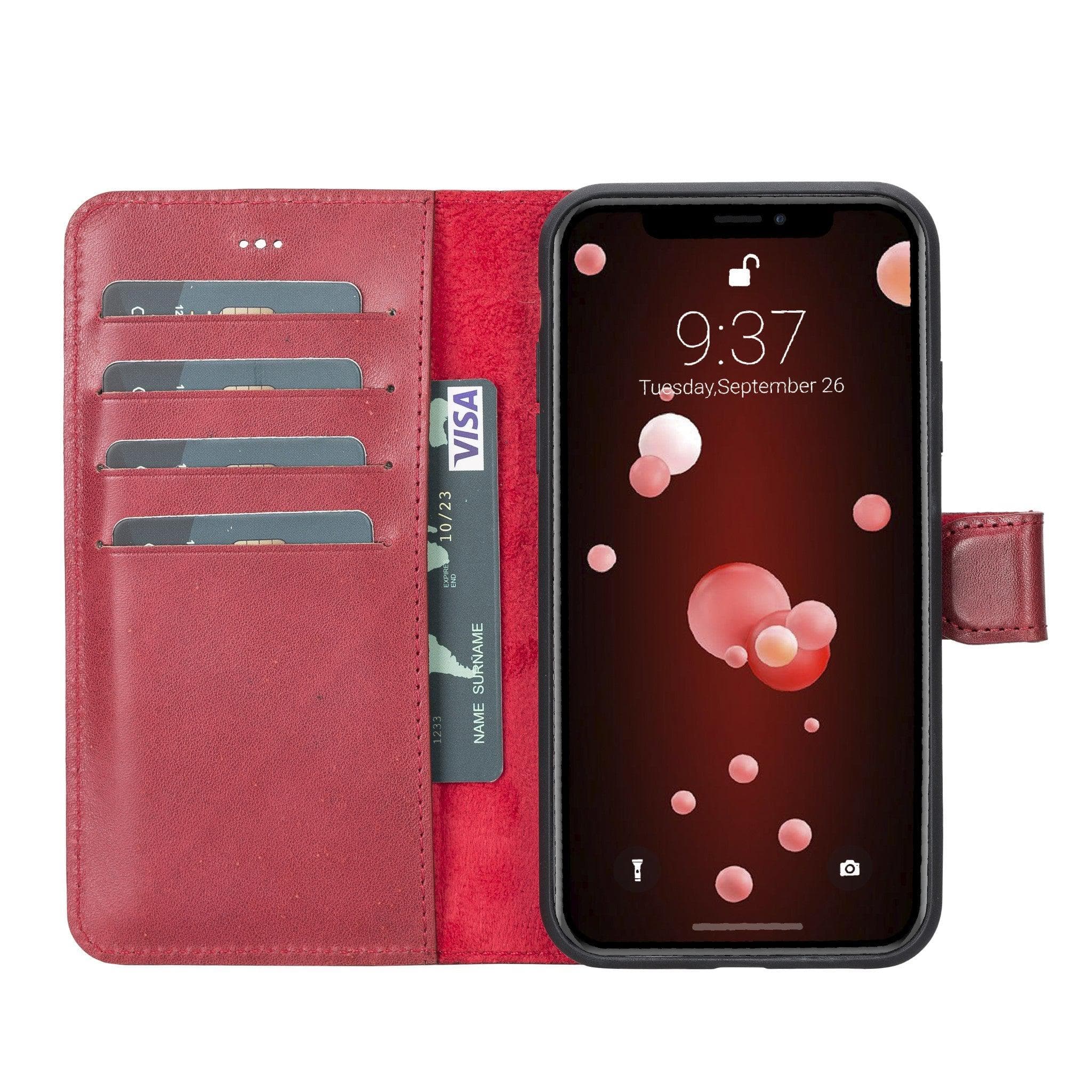 B2B - Apple iPhone XR Detachable Leather Case / MW Bomonti