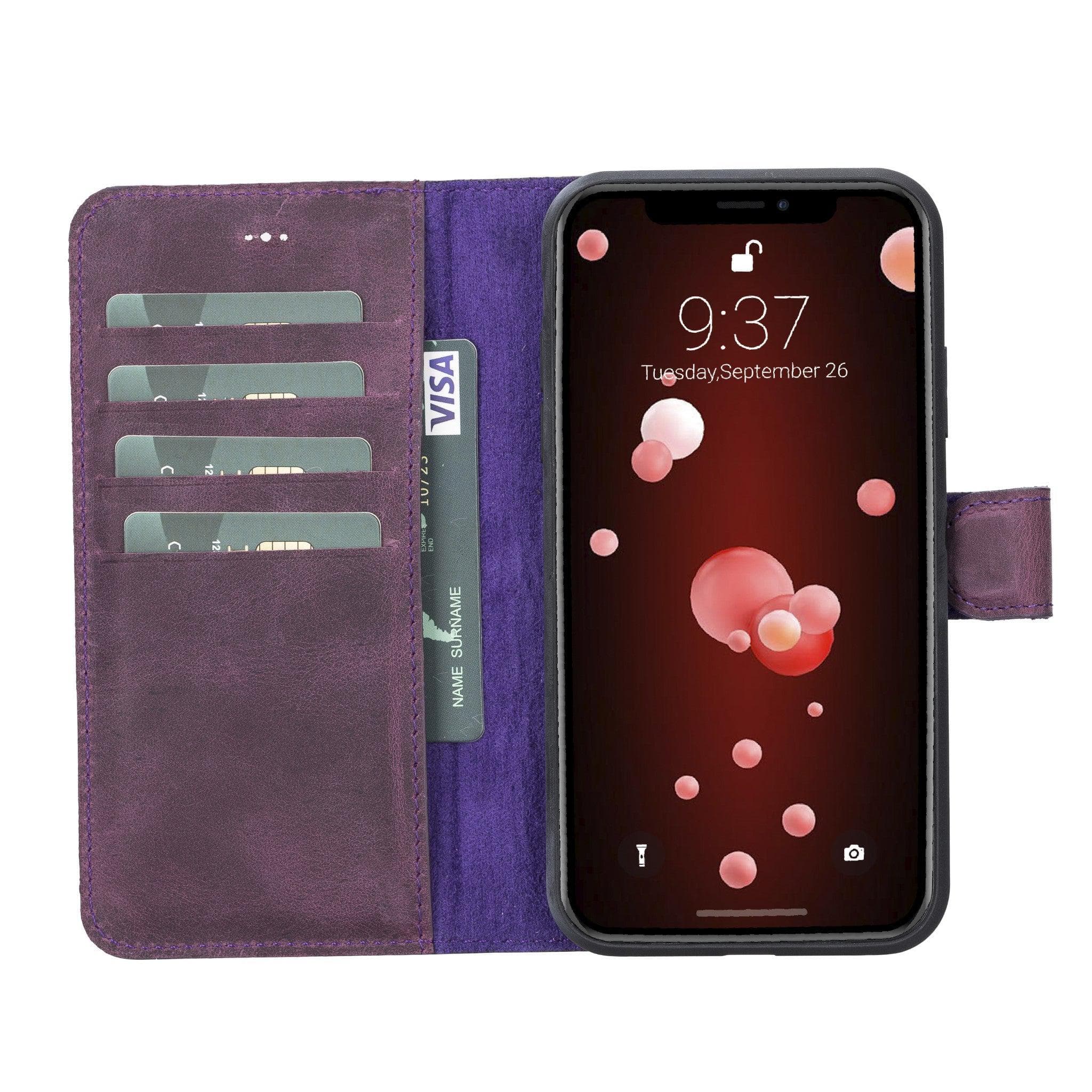 B2B - Apple iPhone XR Detachable Leather Case / MW Bomonti