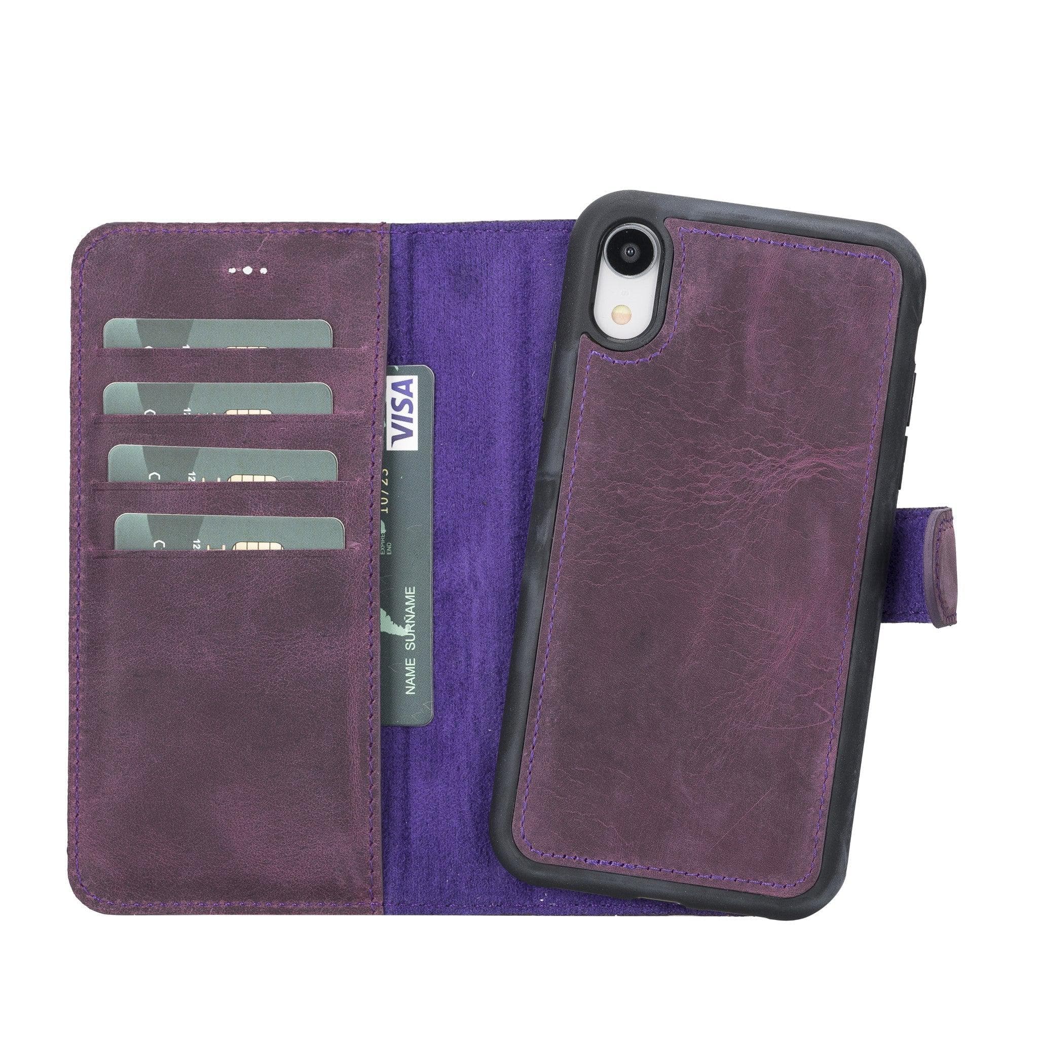 B2B - Apple iPhone XR Detachable Leather Case / MW Bomonti