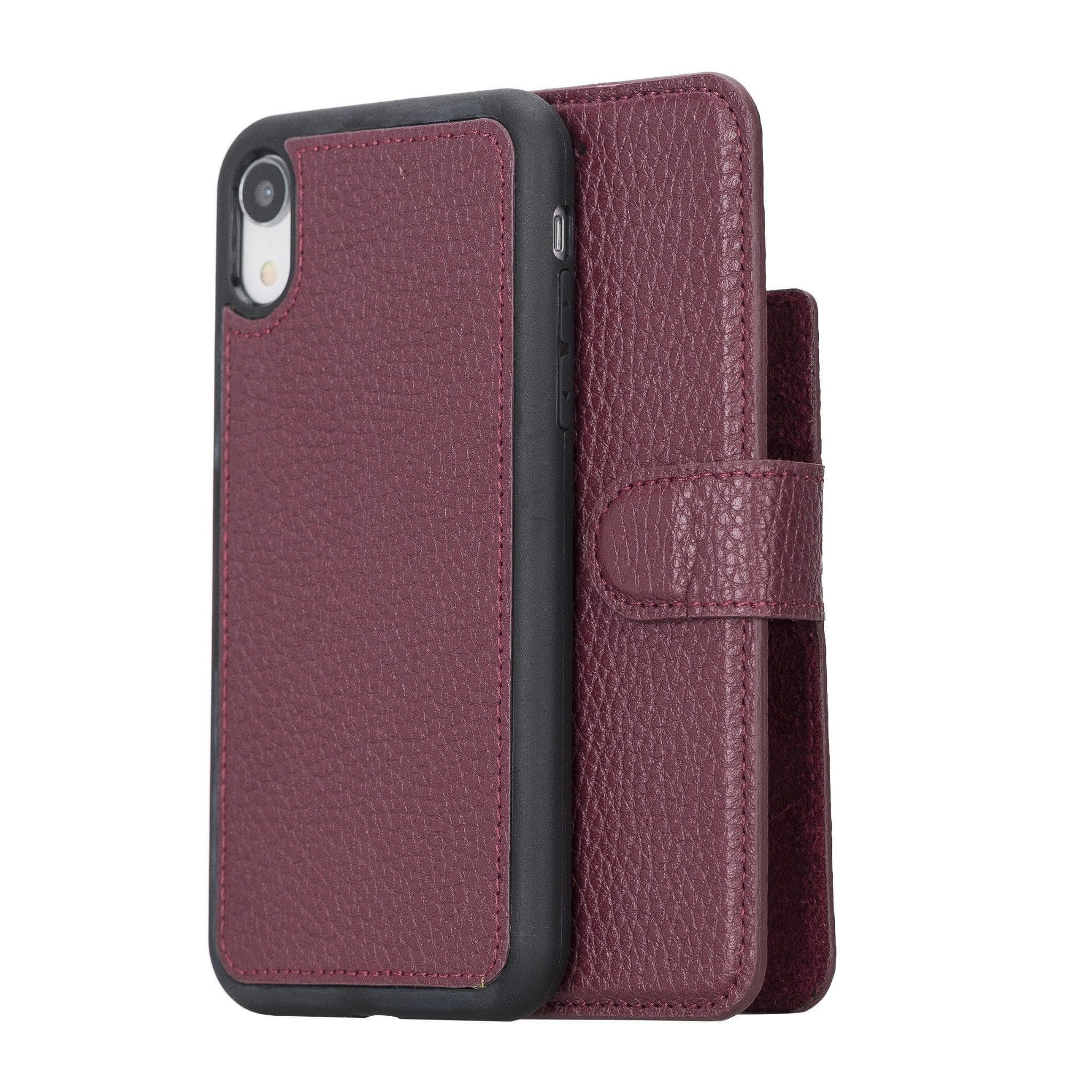 B2B - Apple iPhone XR Detachable Leather Case / MW Bomonti