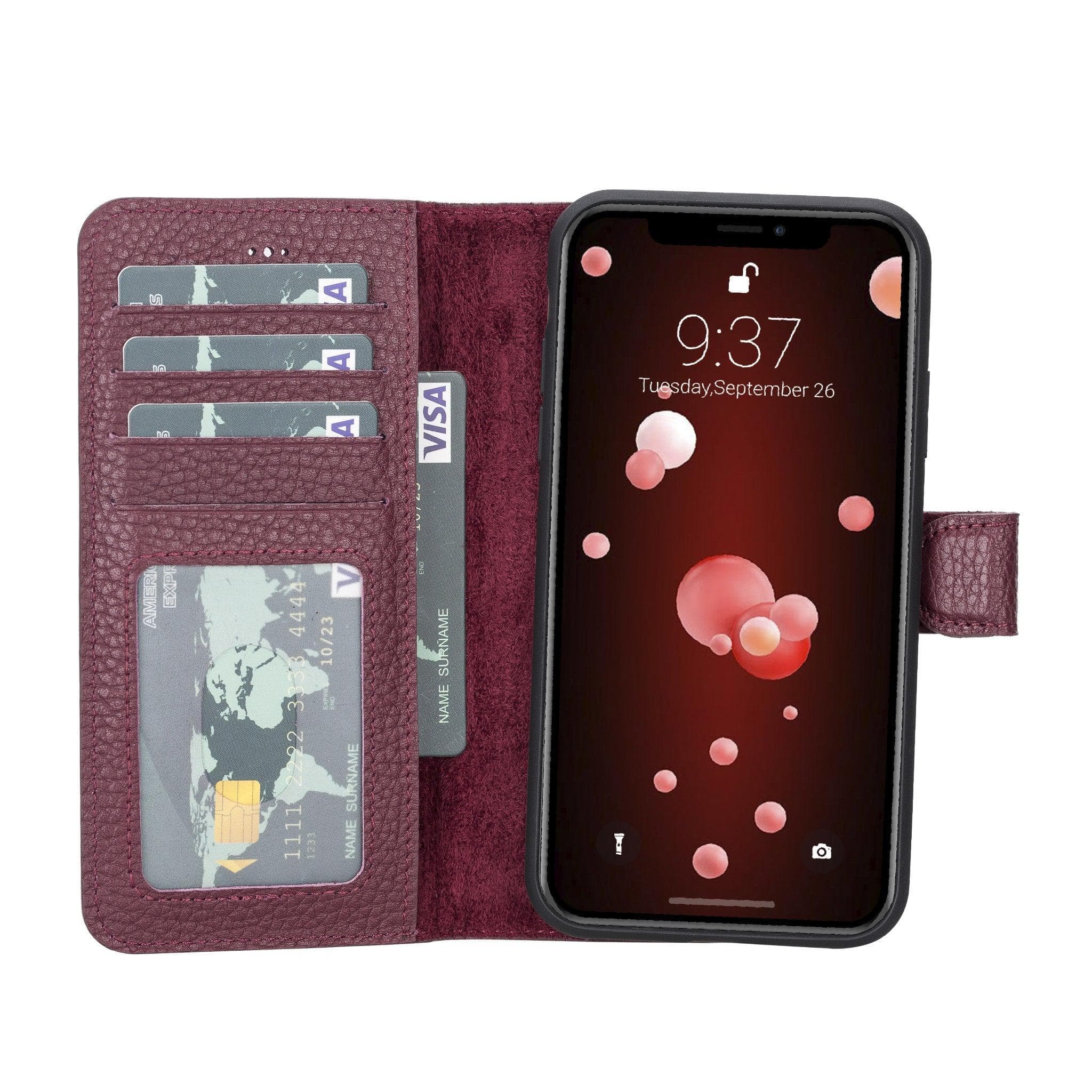 B2B - Apple iPhone XR Detachable Leather Case / MW Bomonti