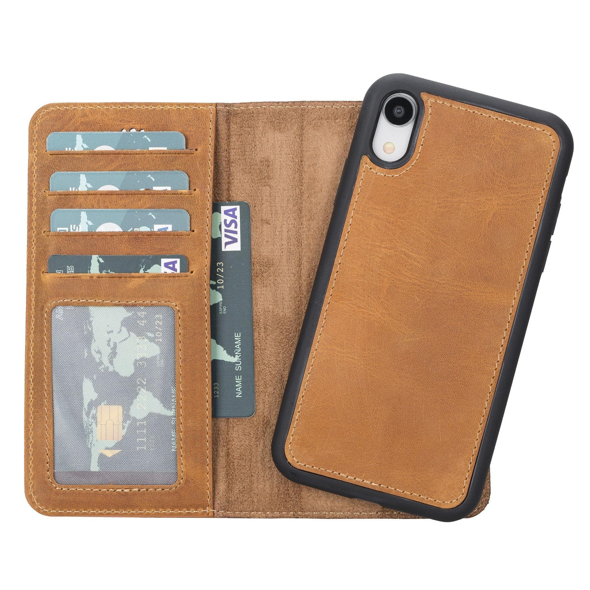 B2B - Apple iPhone XR Detachable Leather Case / MW Bomonti