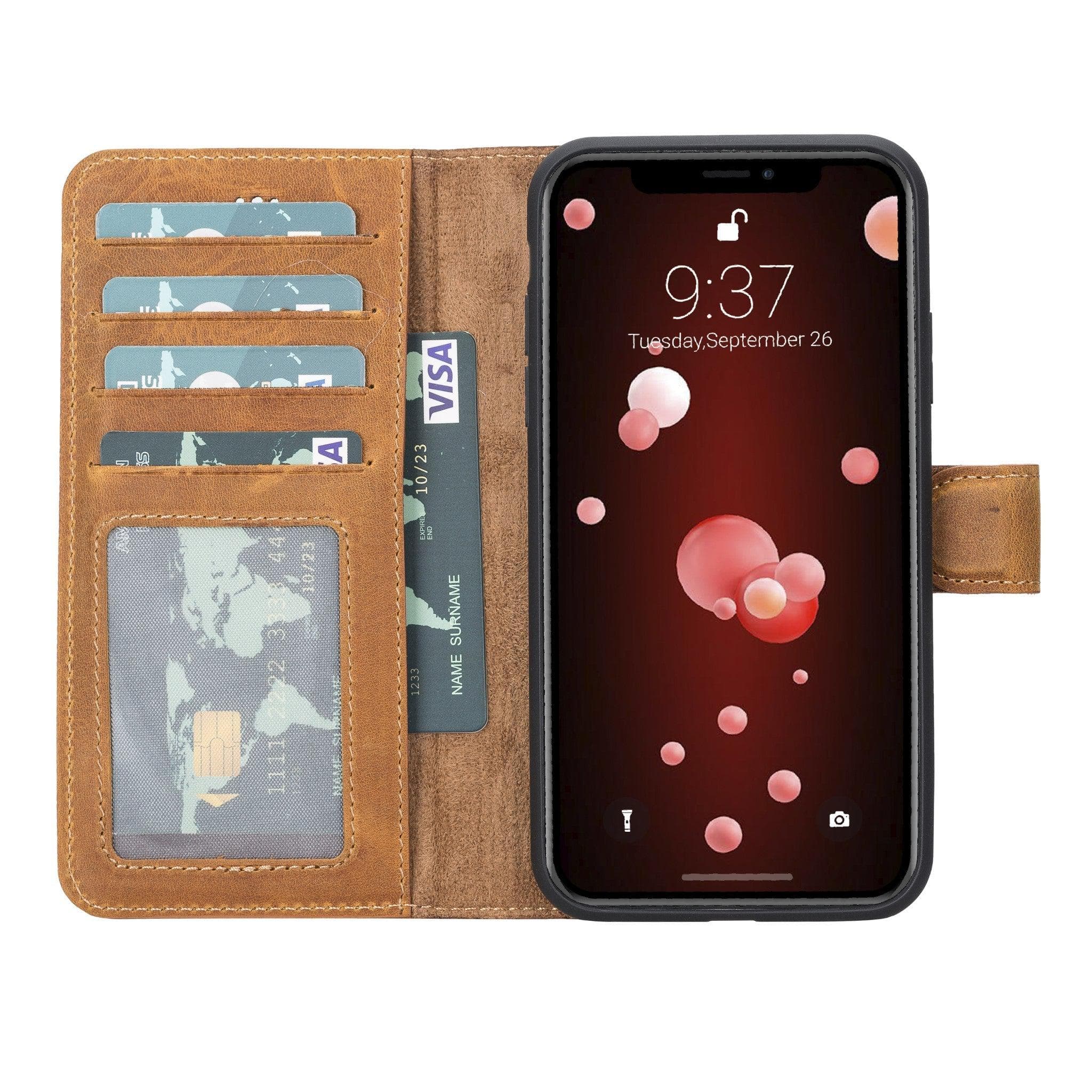 B2B - Apple iPhone XR Detachable Leather Case / MW Bomonti